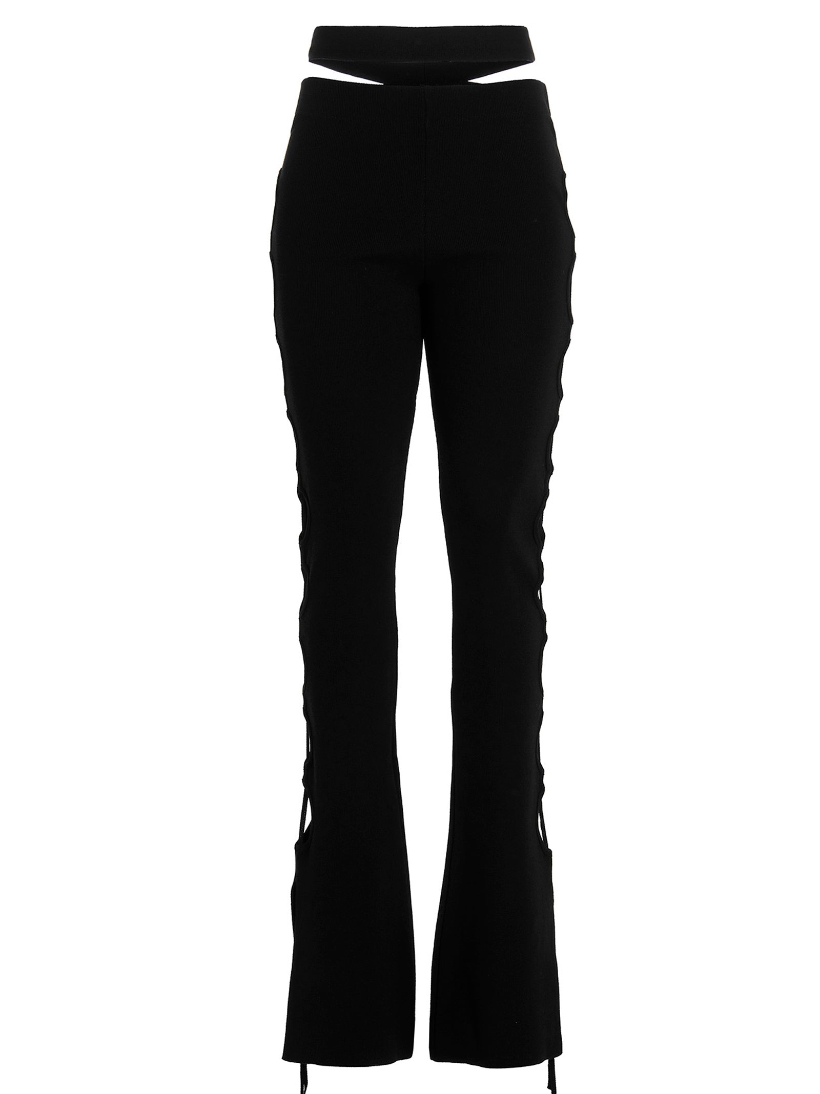 Andreādamo	 Cut Out Pants With Lacing