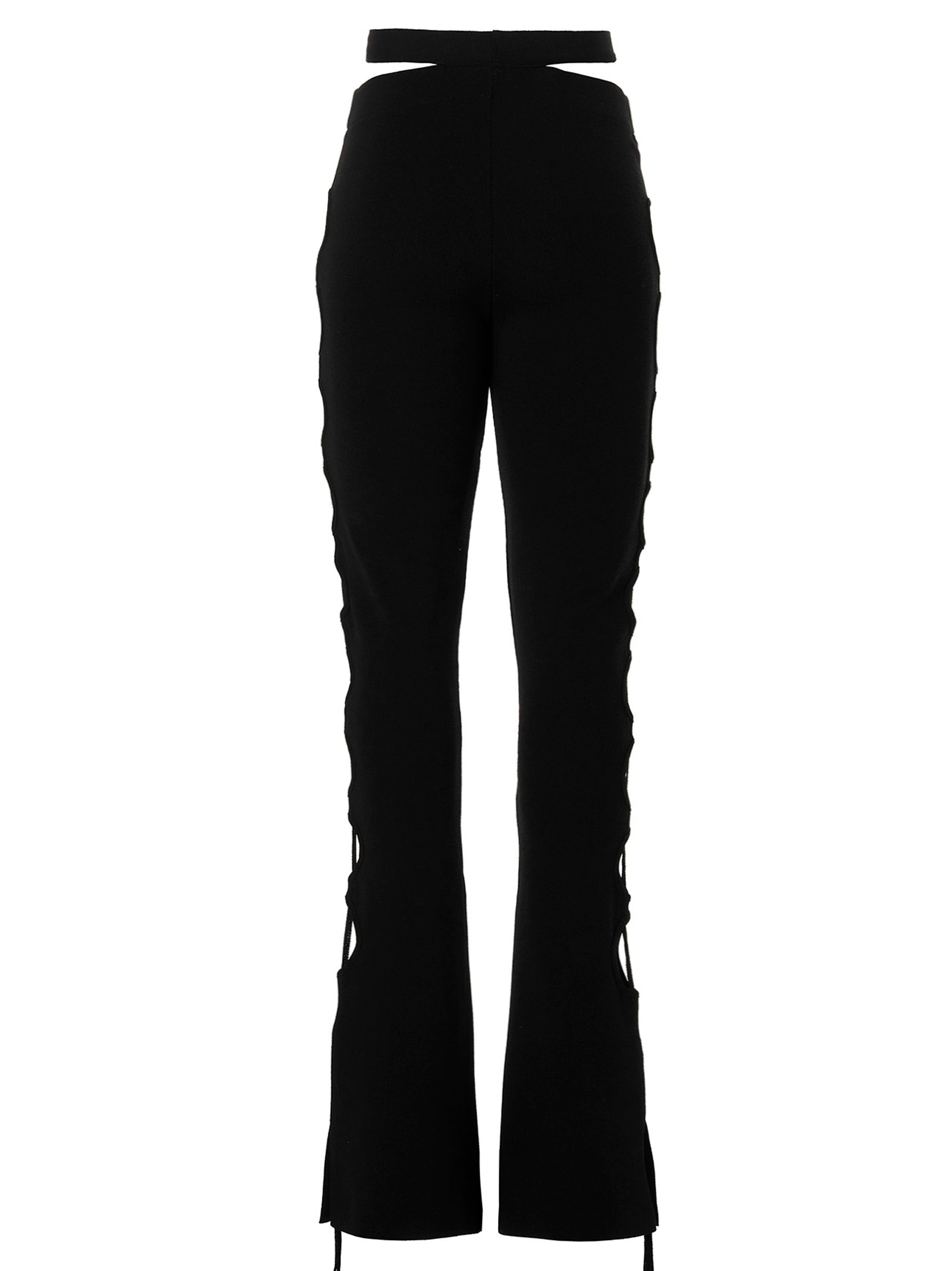 Andreādamo	 Cut Out Pants With Lacing