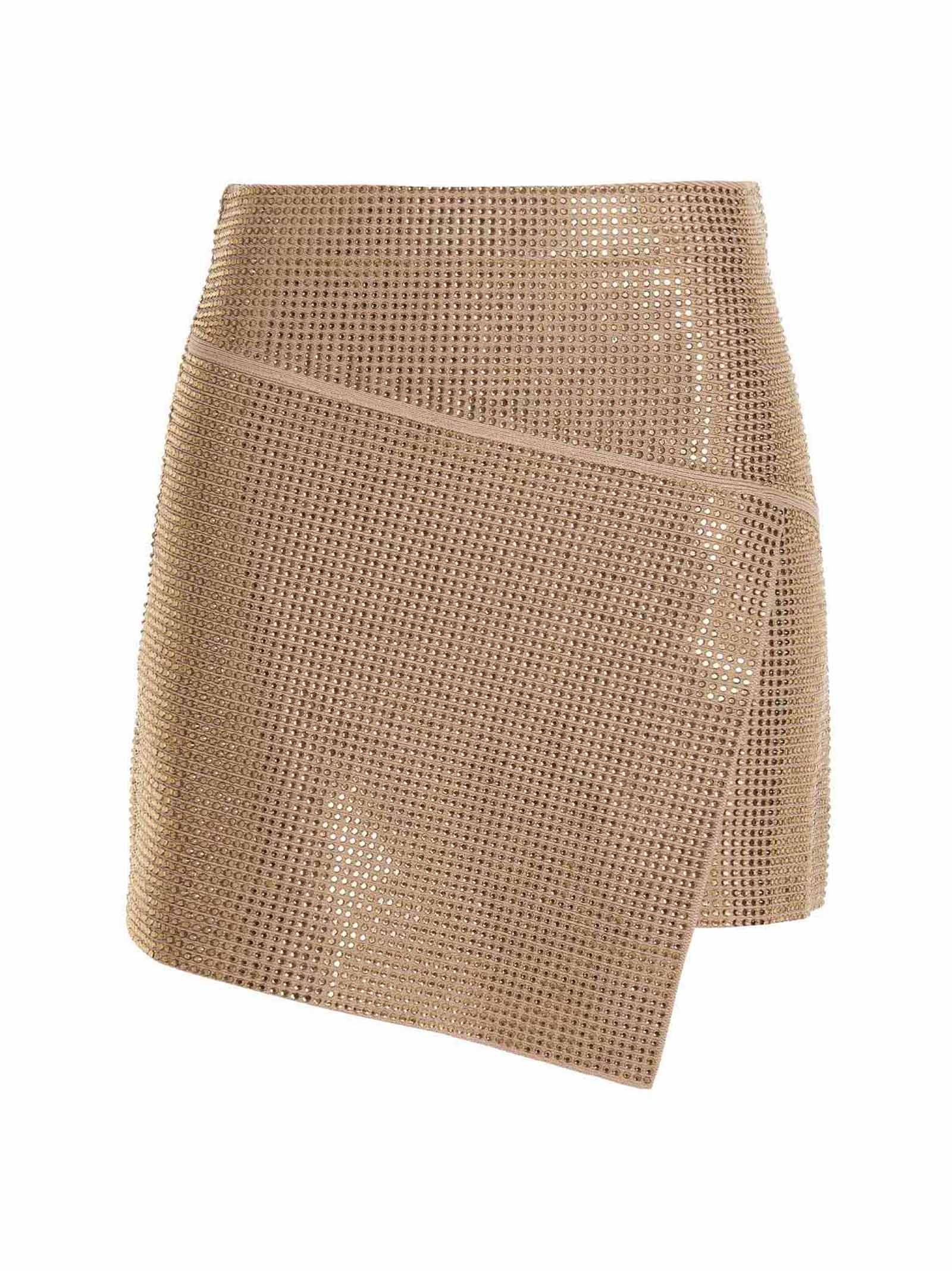 Andreādamo	 Sequin Knit Skirt