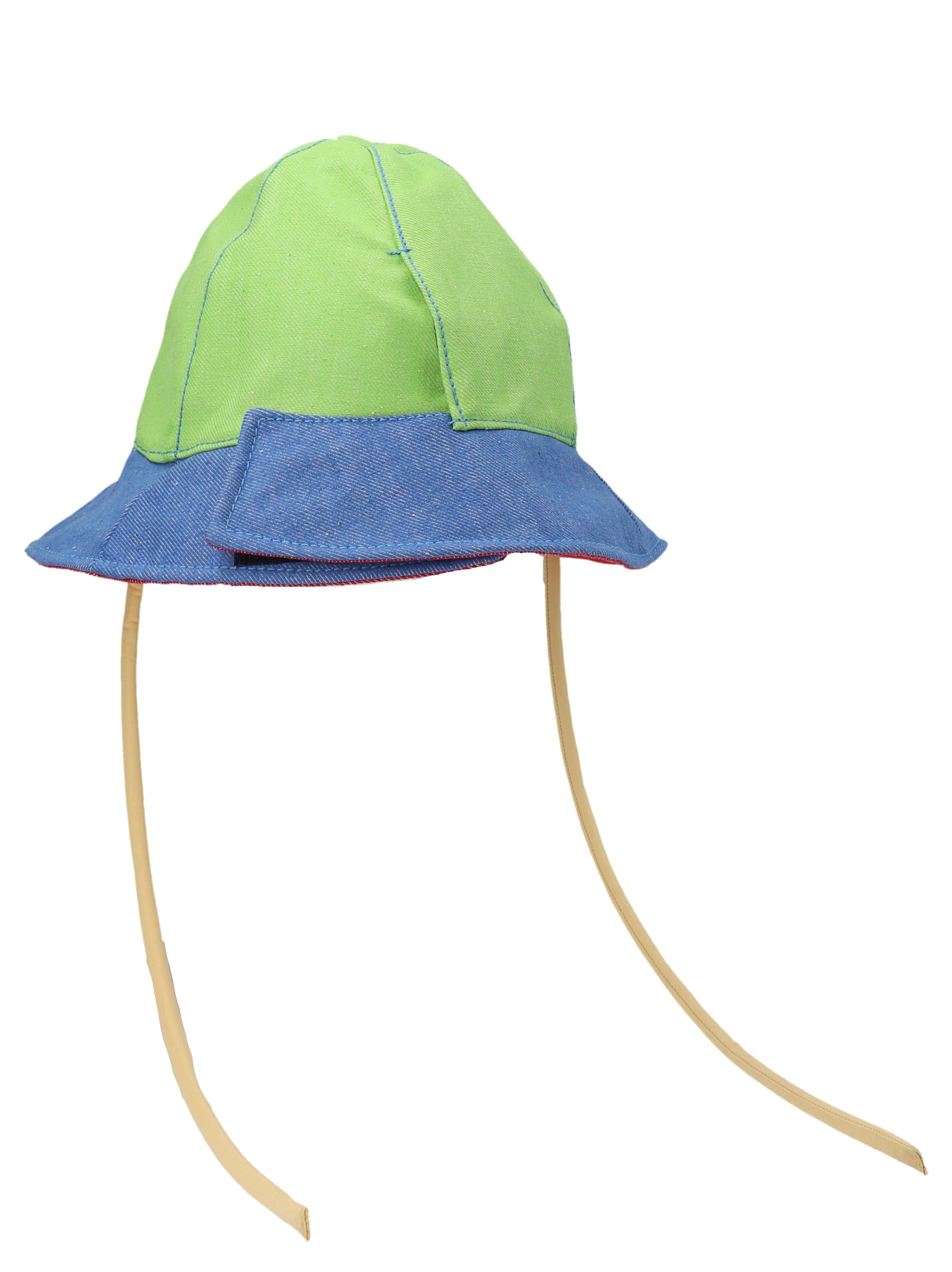 Sunnei Multicolor Denim Bucket Hat