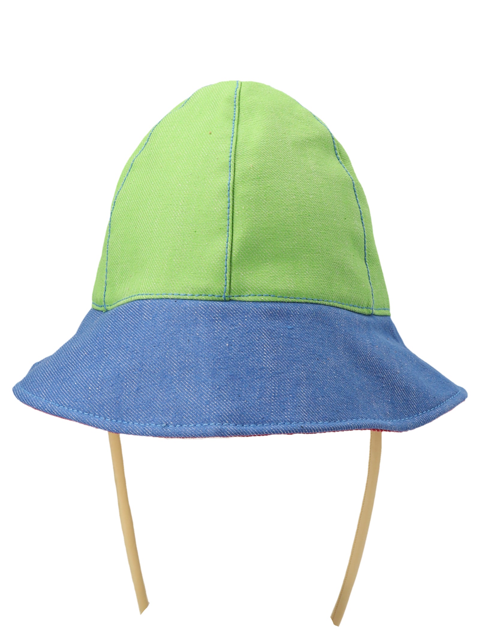 Sunnei Multicolor Denim Bucket Hat