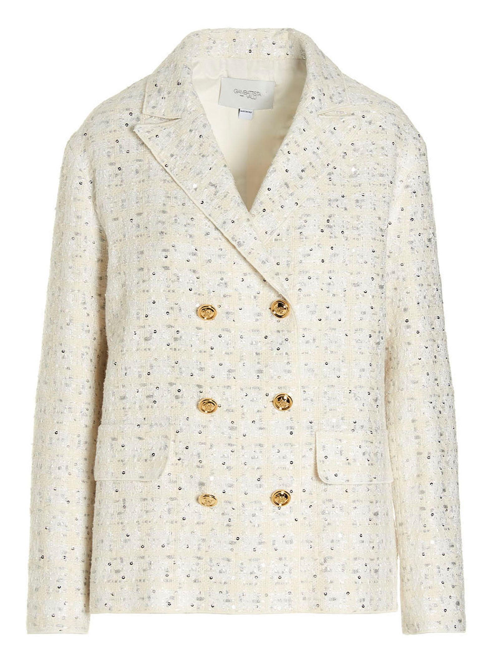 Giambattista Valli Double Breast Sequin Blazer Jacket