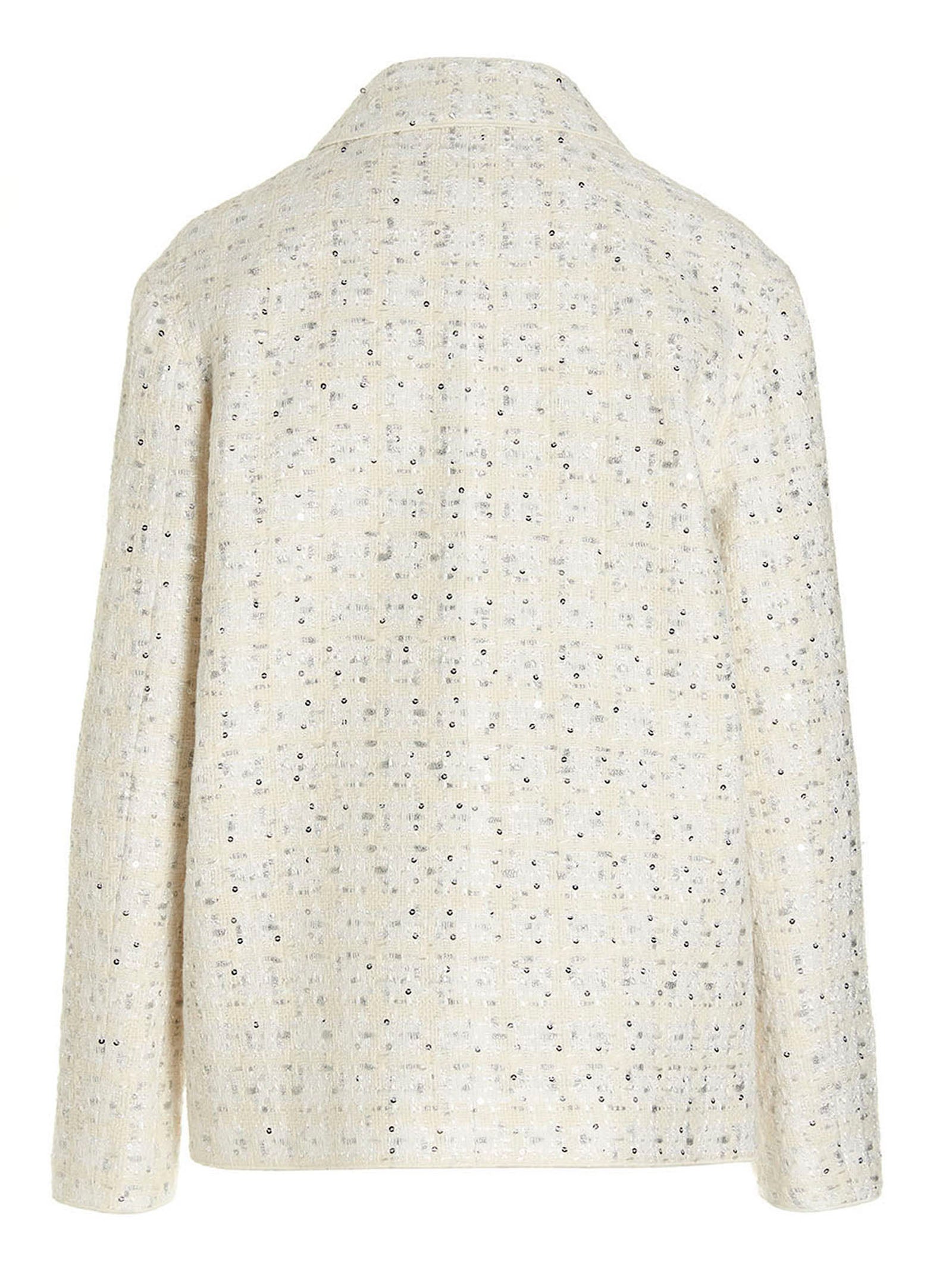 Giambattista Valli Double Breast Sequin Blazer Jacket