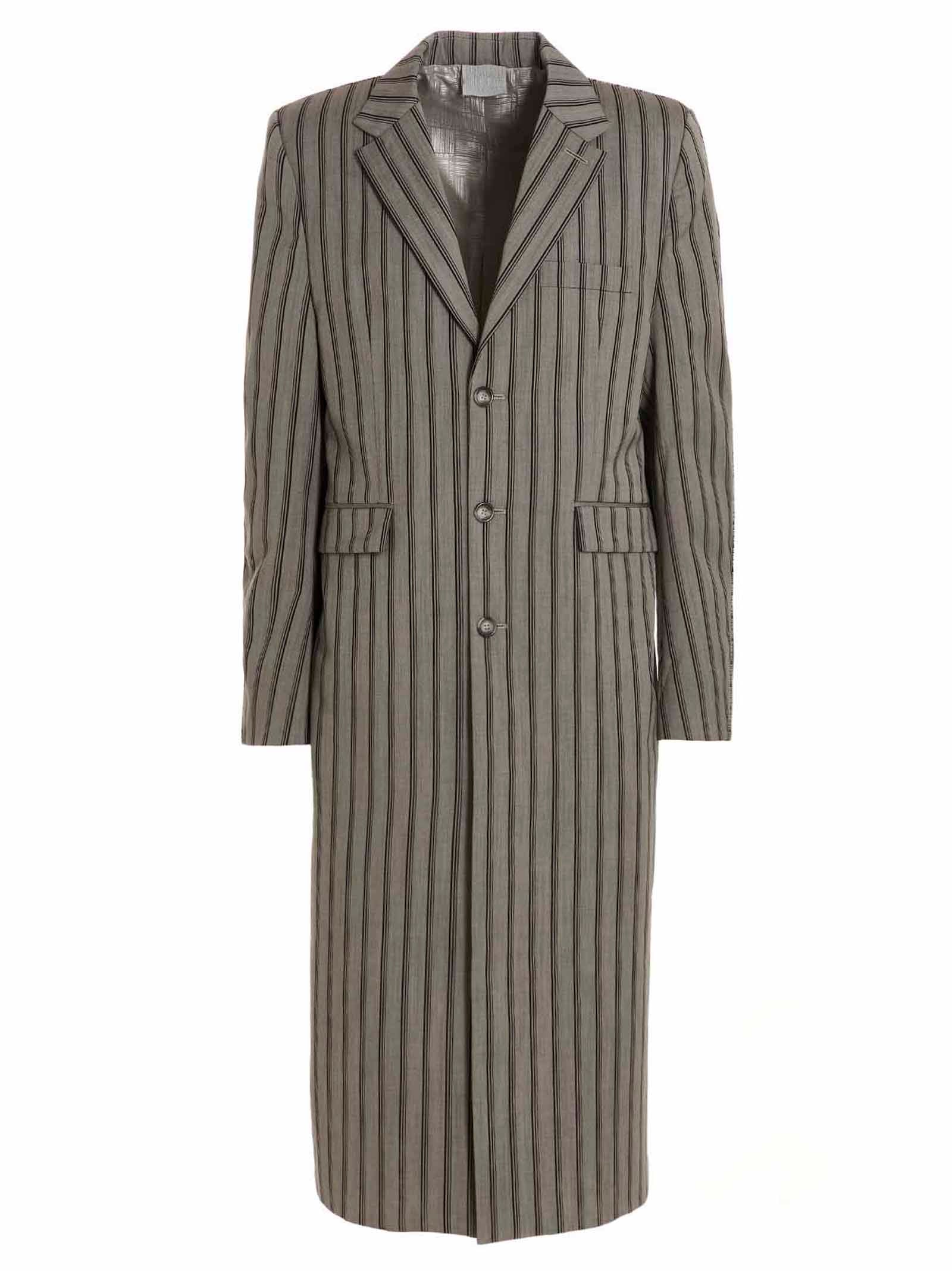 Vtmnts Striped Long Coat