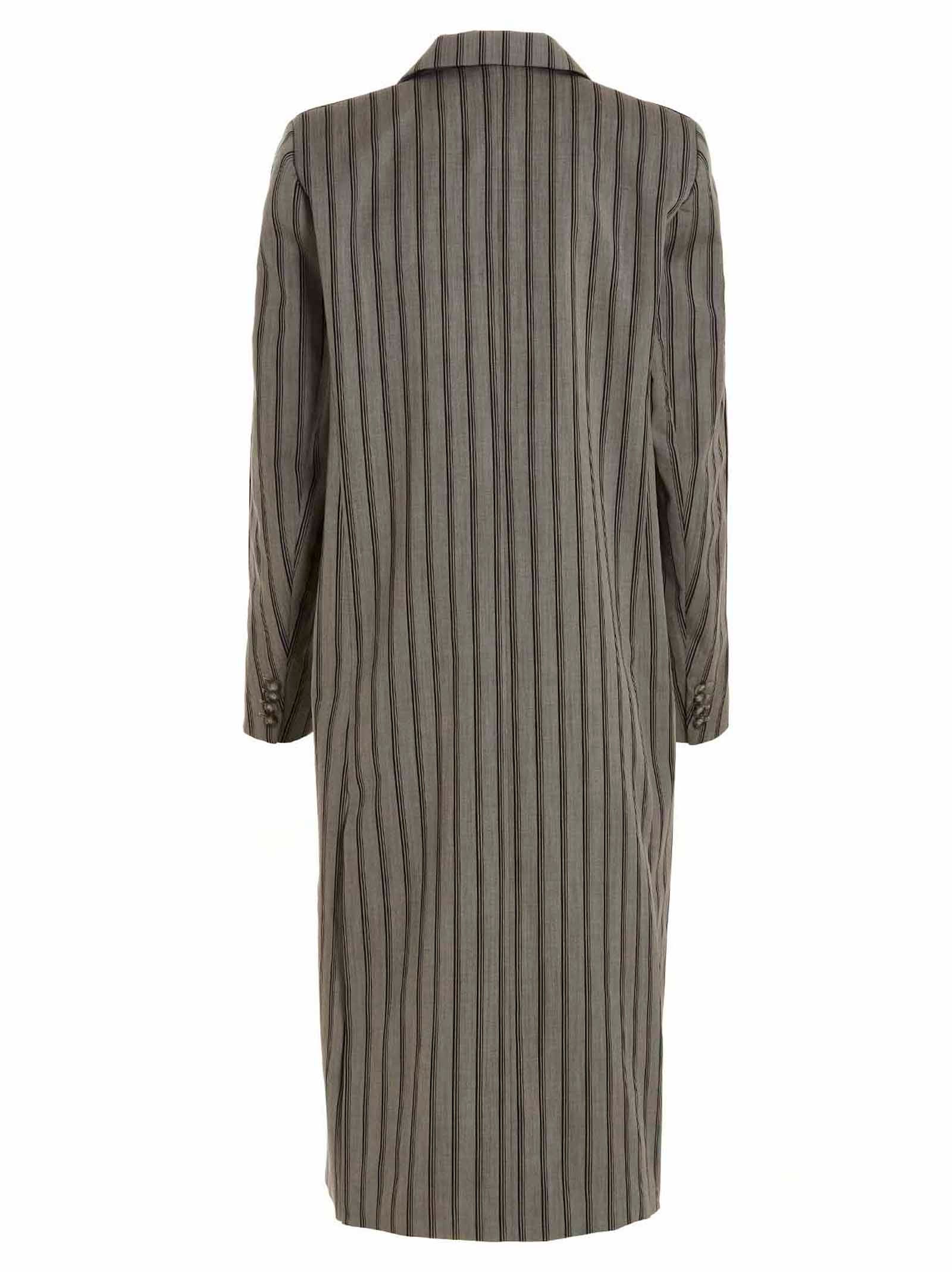 Vtmnts Striped Long Coat