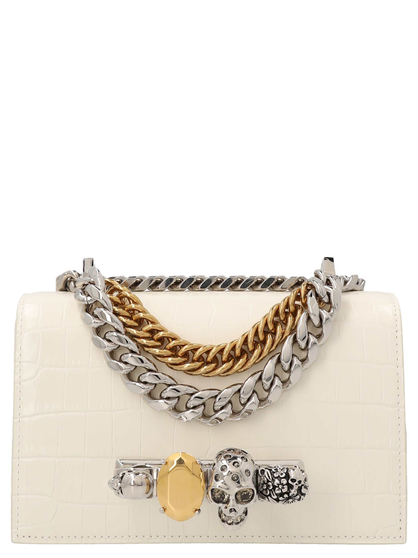 Alexander Mcqueen 'Jewelledsat'' Mini Crossbody Bag