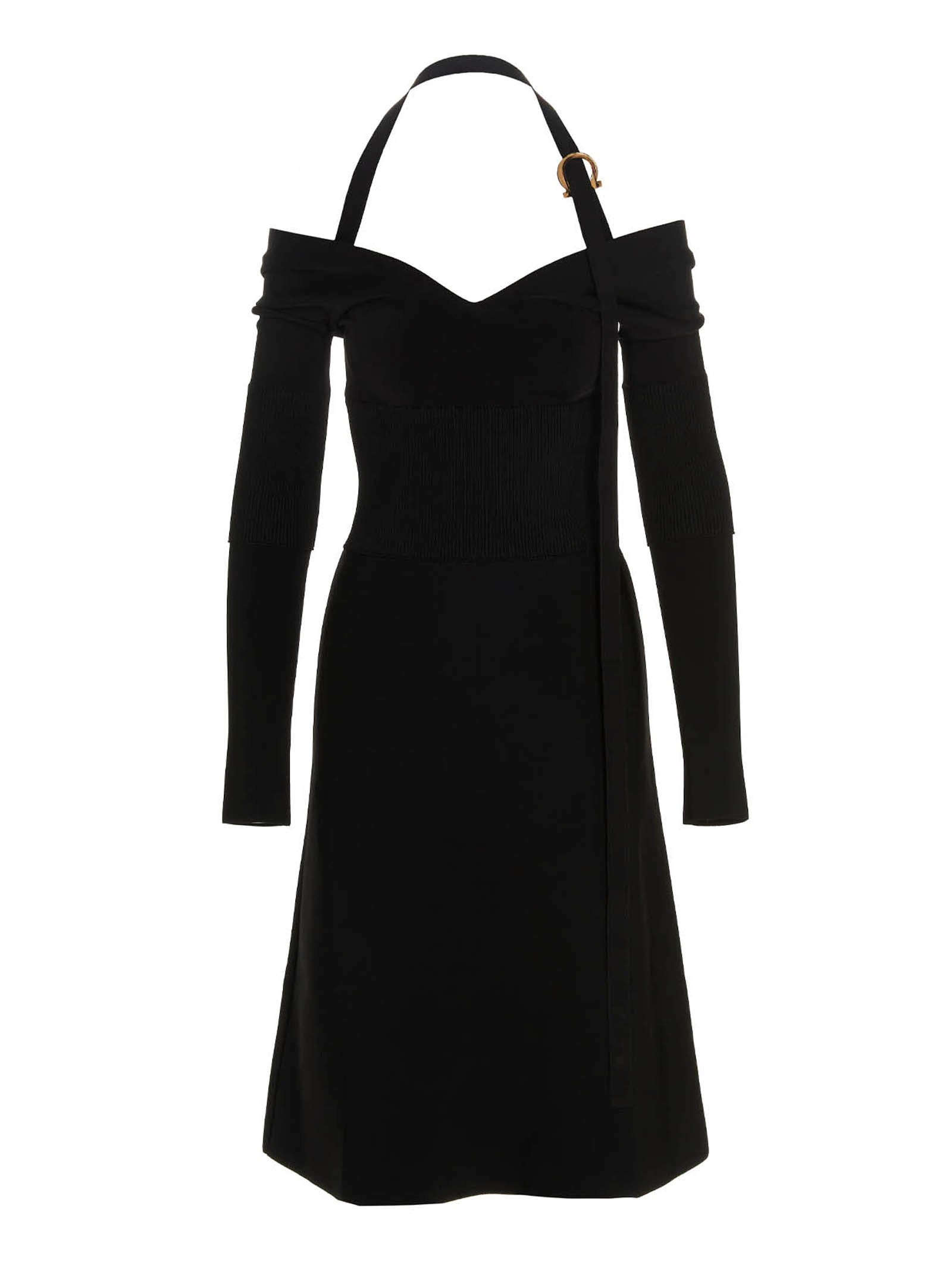 Ferragamo 'Gancini' Buckle Dress