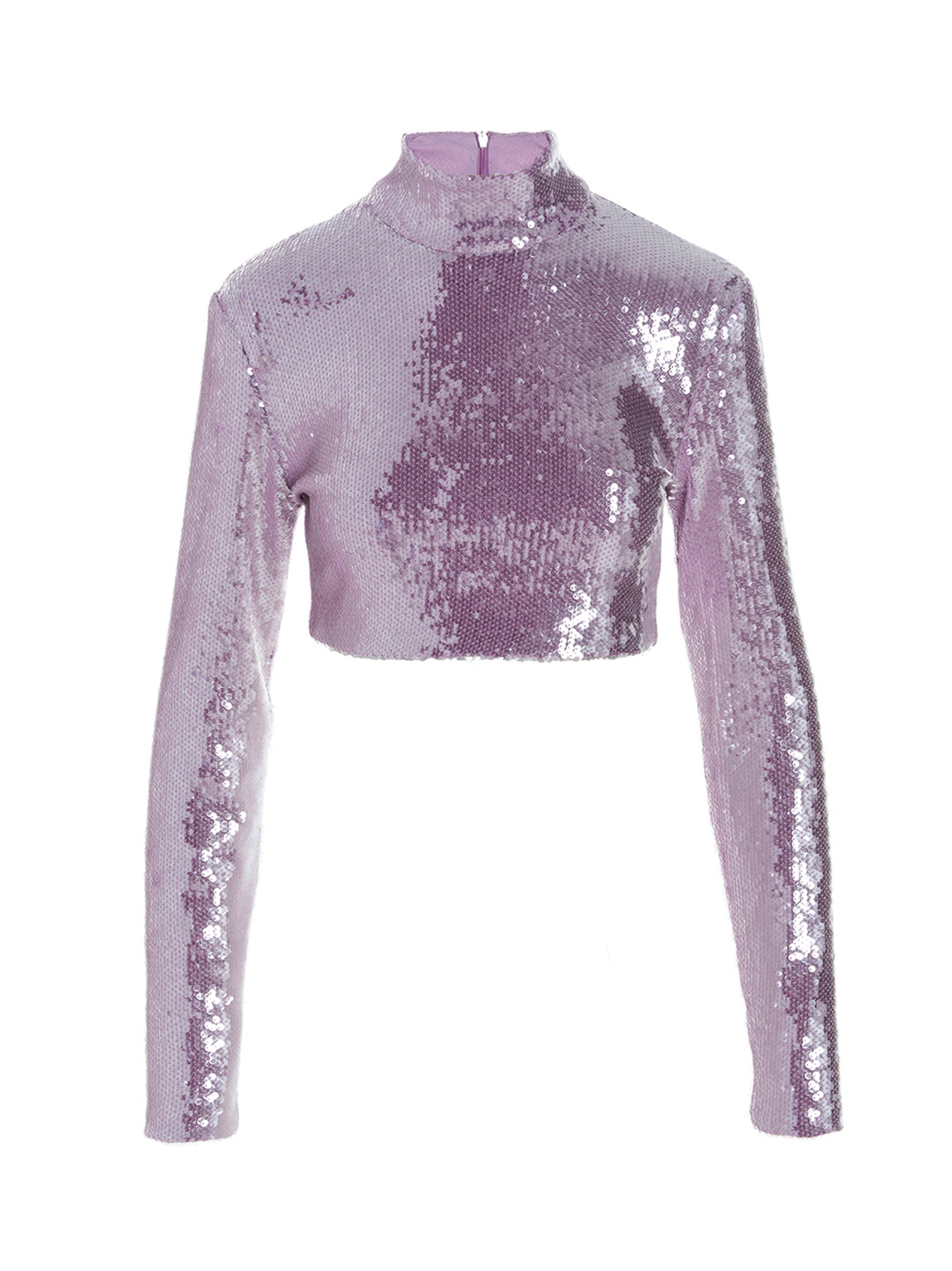 Rotate Birger Christensen Sequin Cropped Top