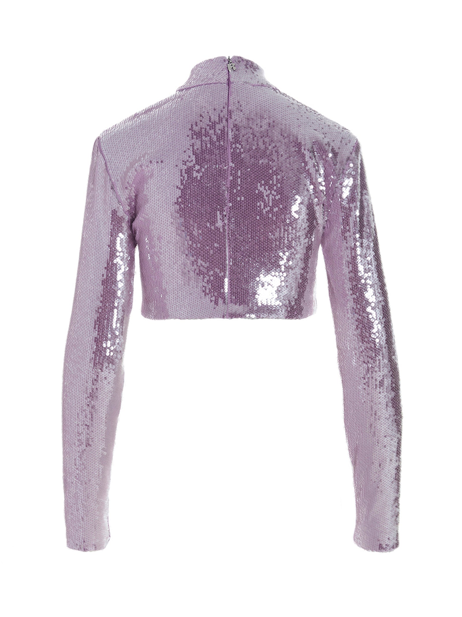 Rotate Birger Christensen Sequin Cropped Top