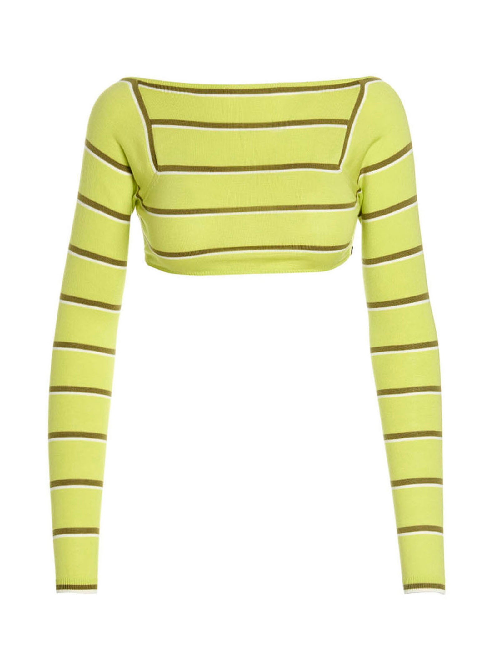 Emilio Pucci Cut-Out Cropped Sweater