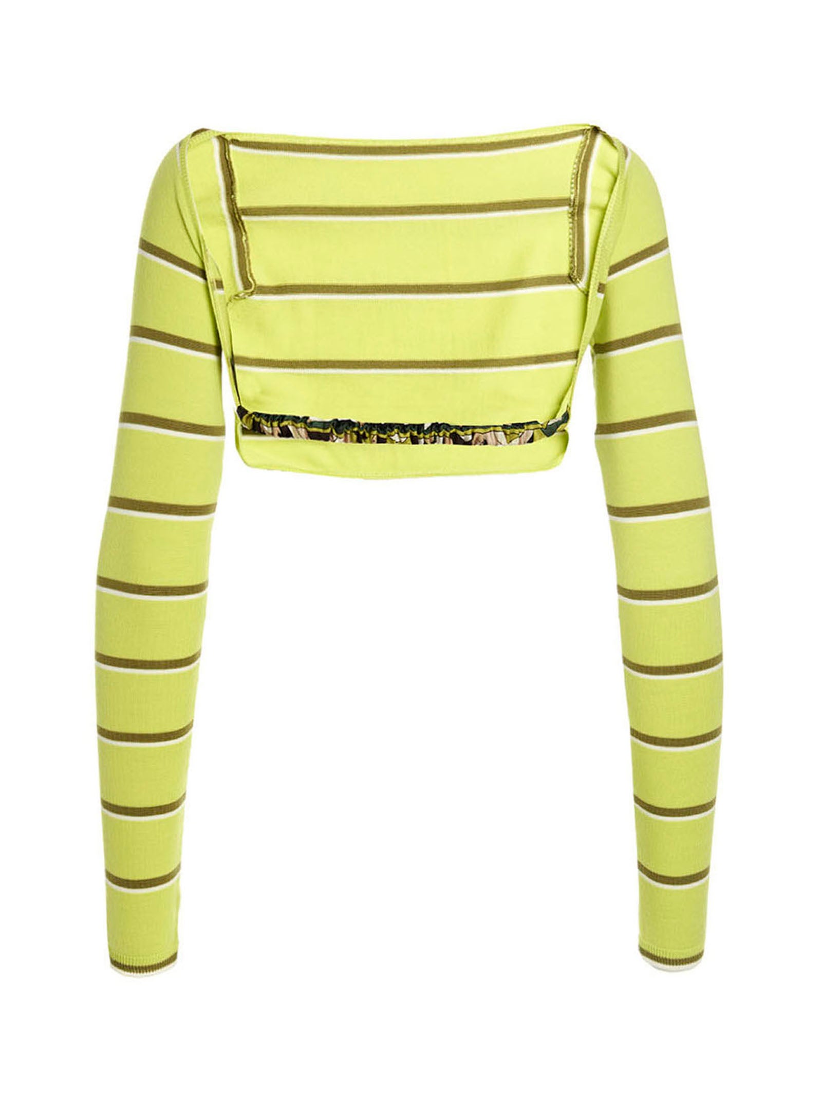 Emilio Pucci Cut-Out Cropped Sweater