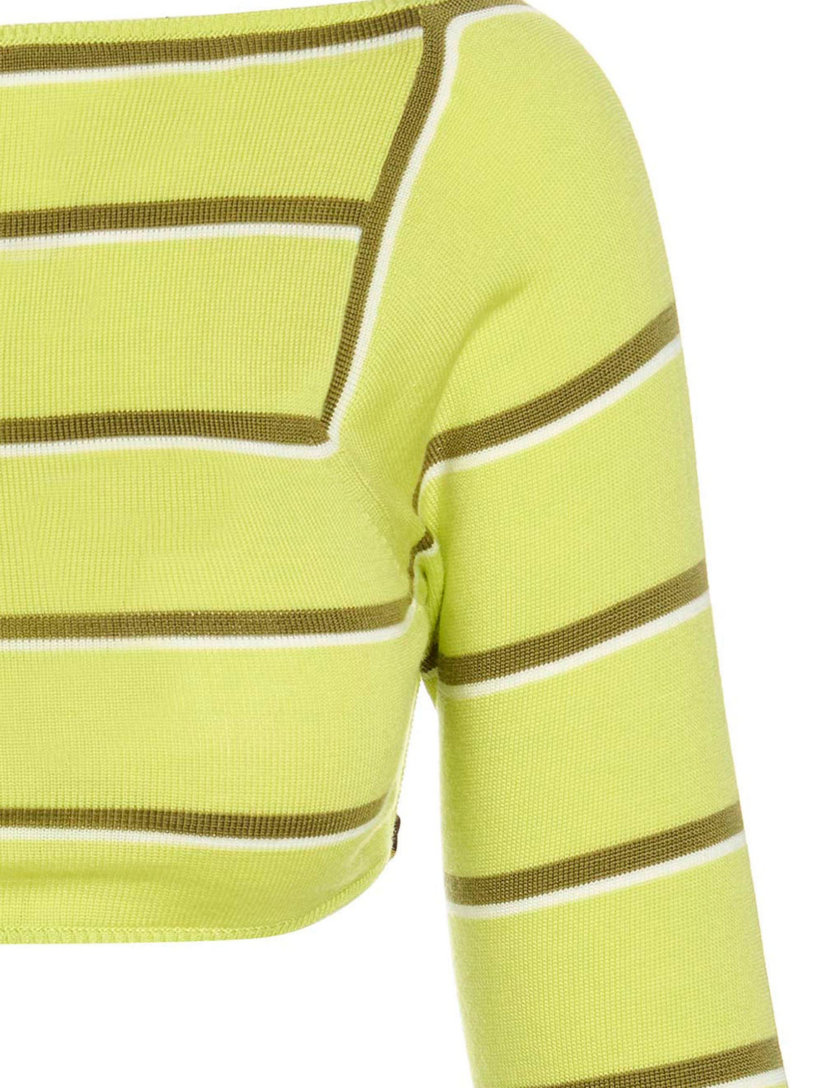 Emilio Pucci Cut-Out Cropped Sweater