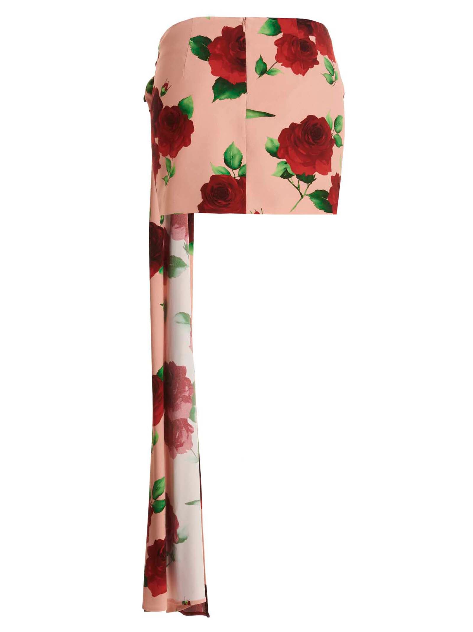 Magda Butrym Floral Printed Miniskirt