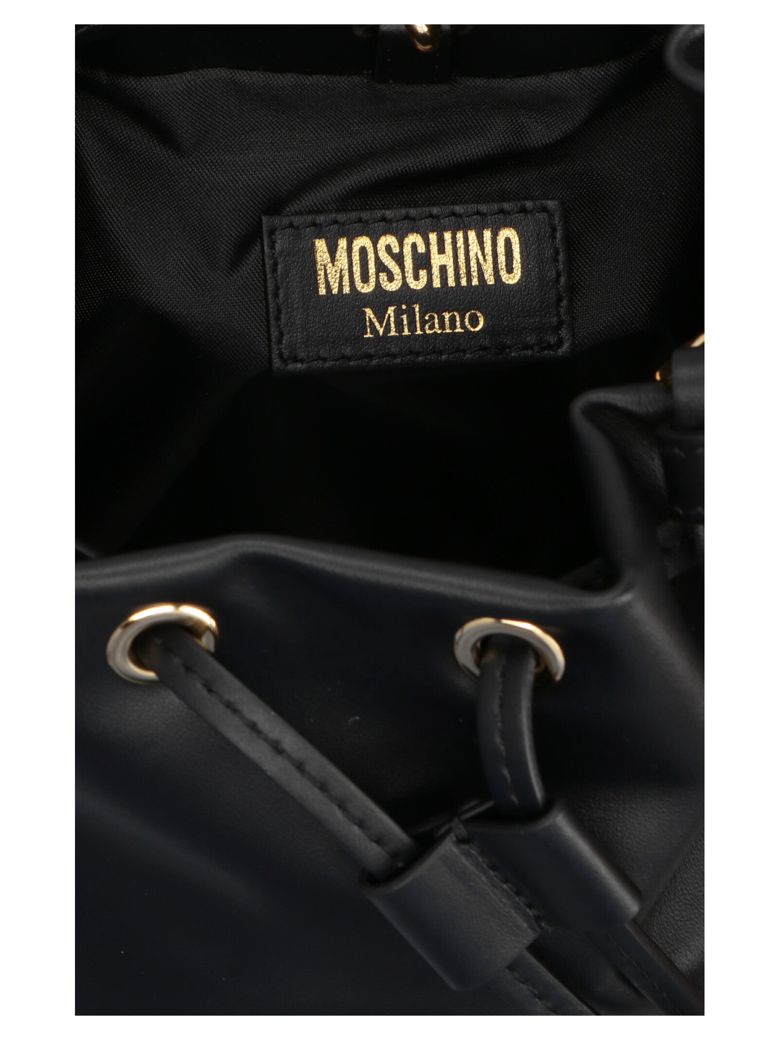 Moschino Logo Bucket Bag