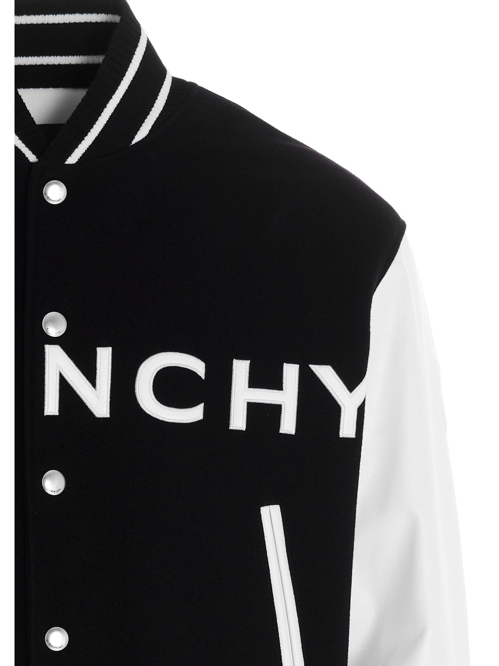 Givenchy Logo Bomber Jacket.