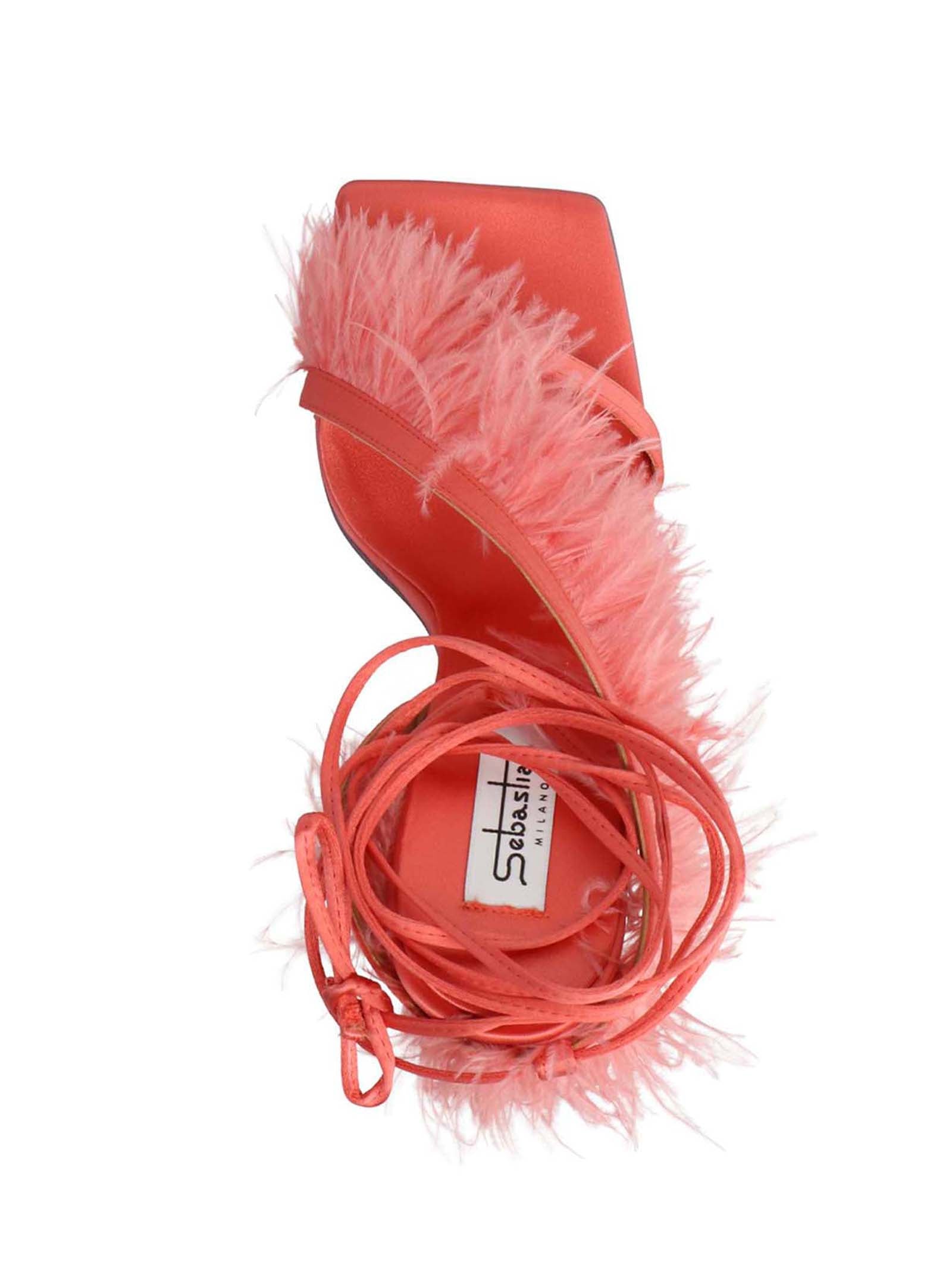 Sebastian 'Feather Wrap’ Sandals