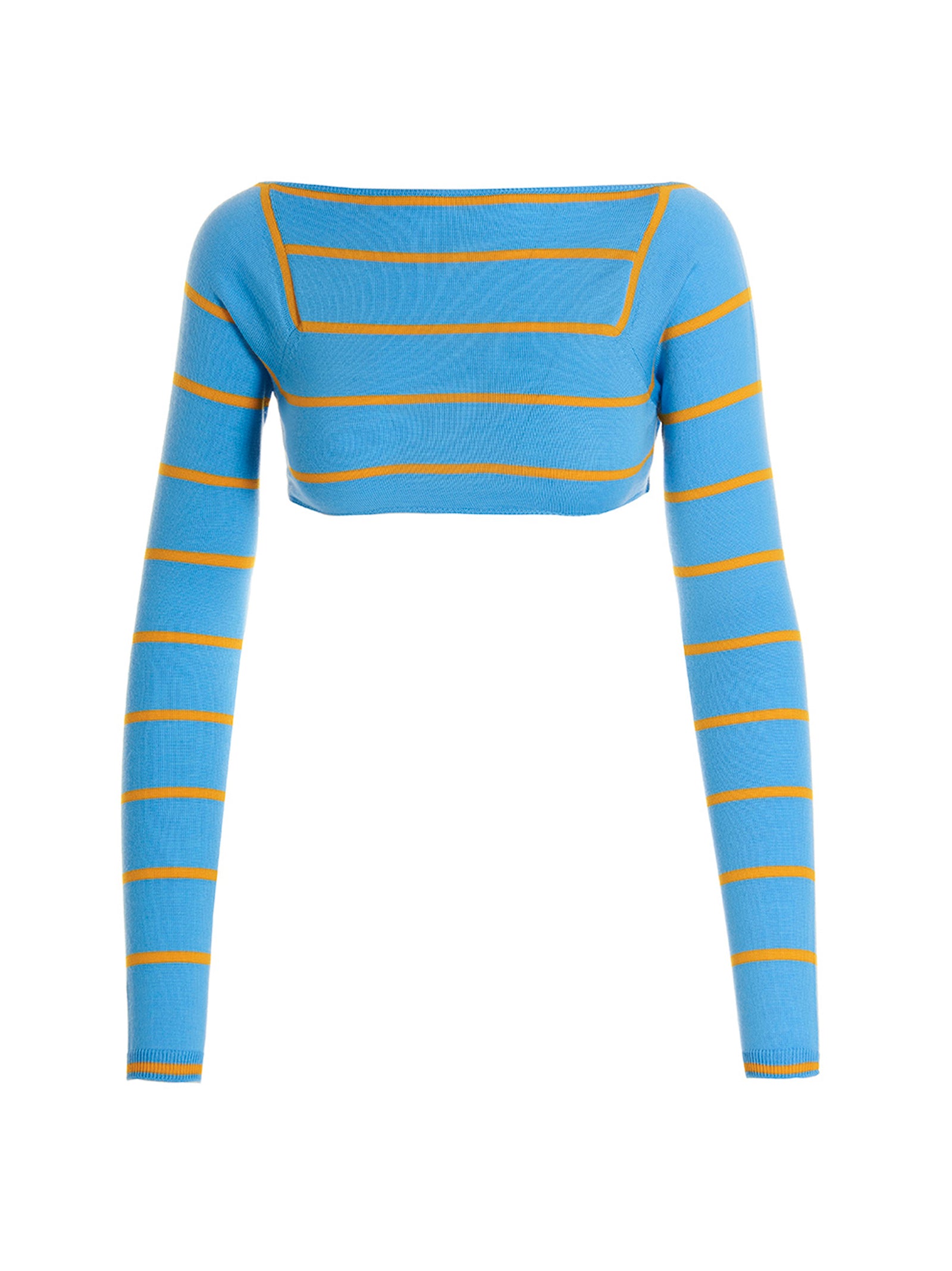 Emilio Pucci Cut-Out Cropped Sweater