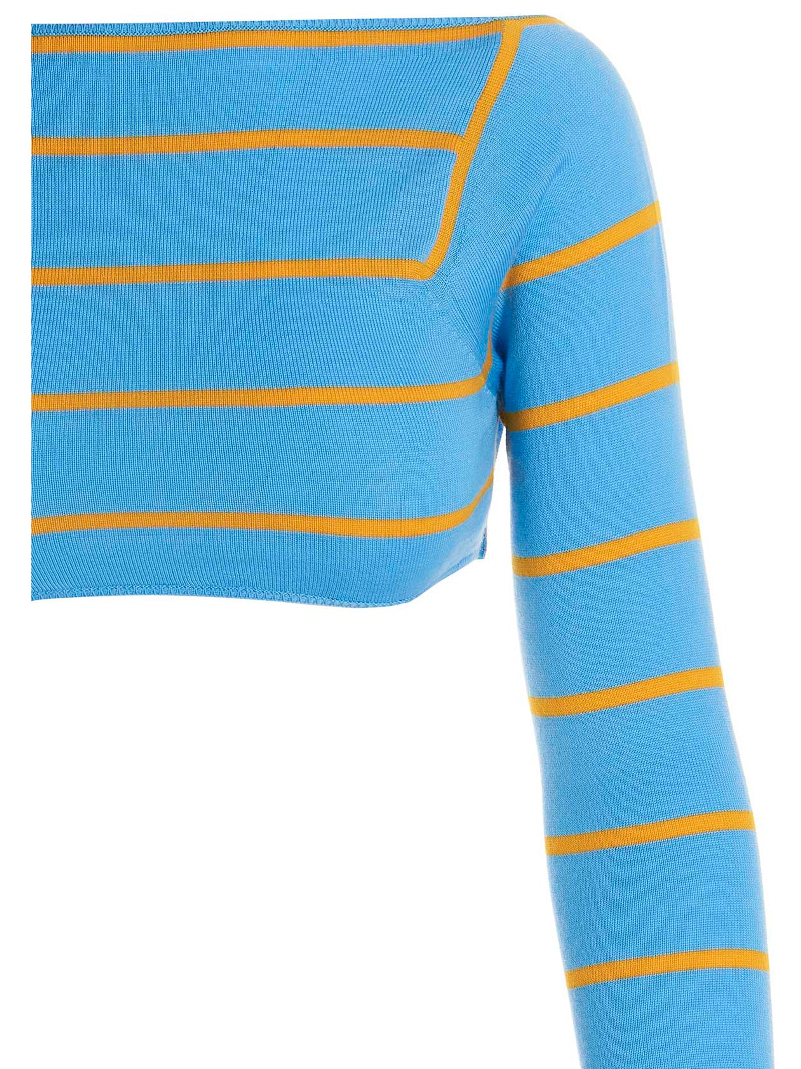 Emilio Pucci Cut-Out Cropped Sweater