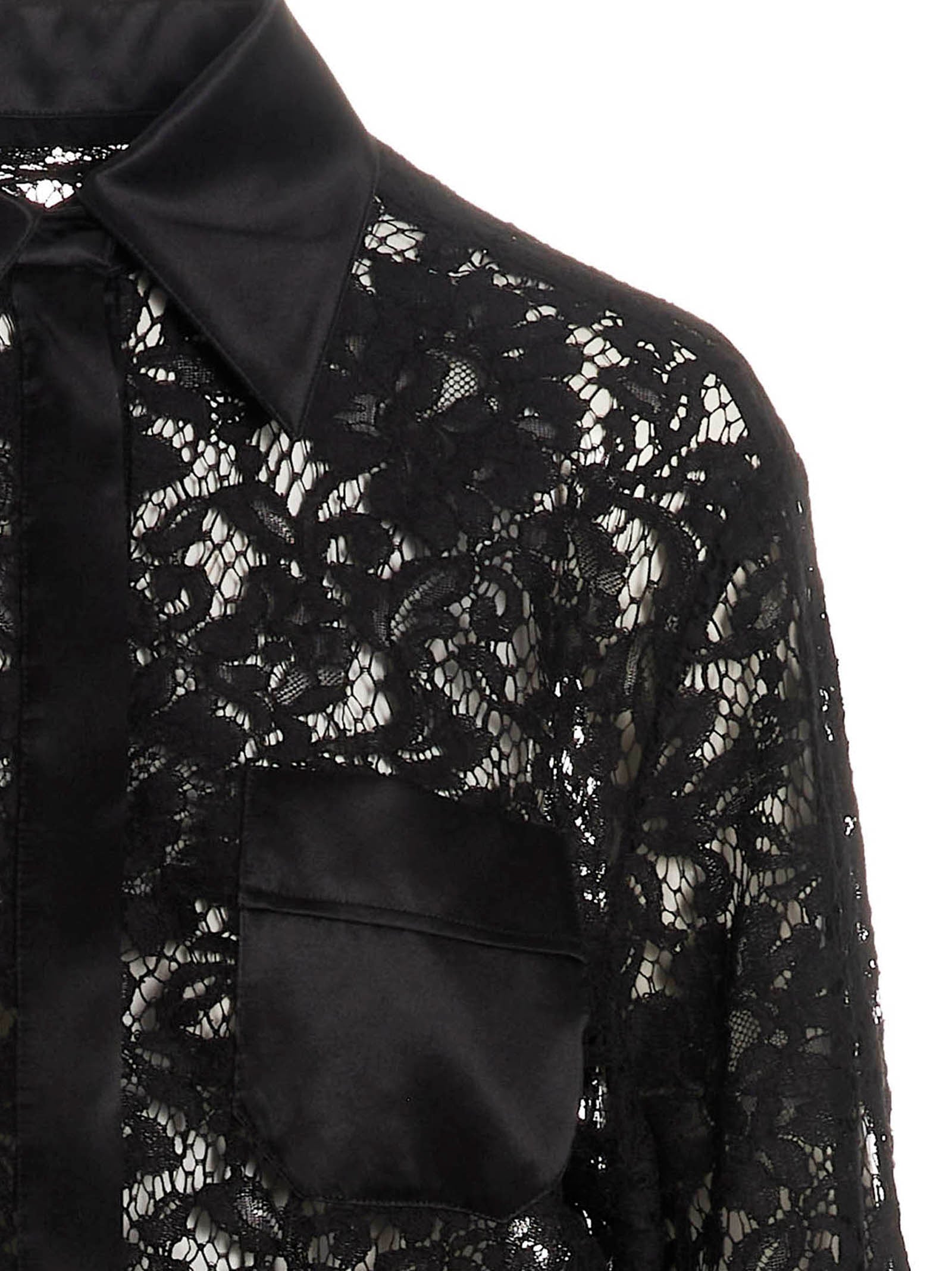 Dolce & Gabbana Cord Lace One-Length Bodysuit