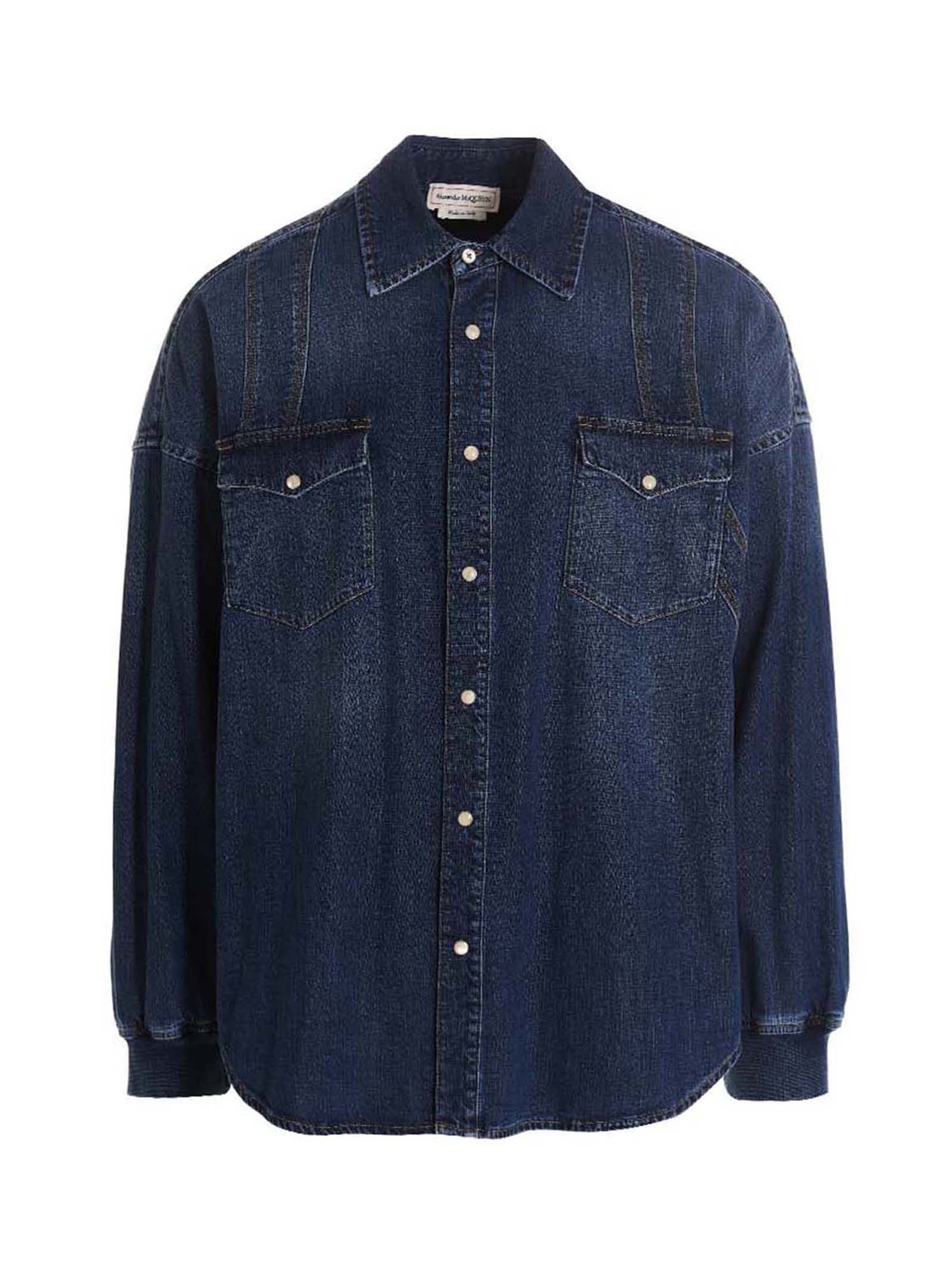 Alexander Mcqueen Camicia Denim