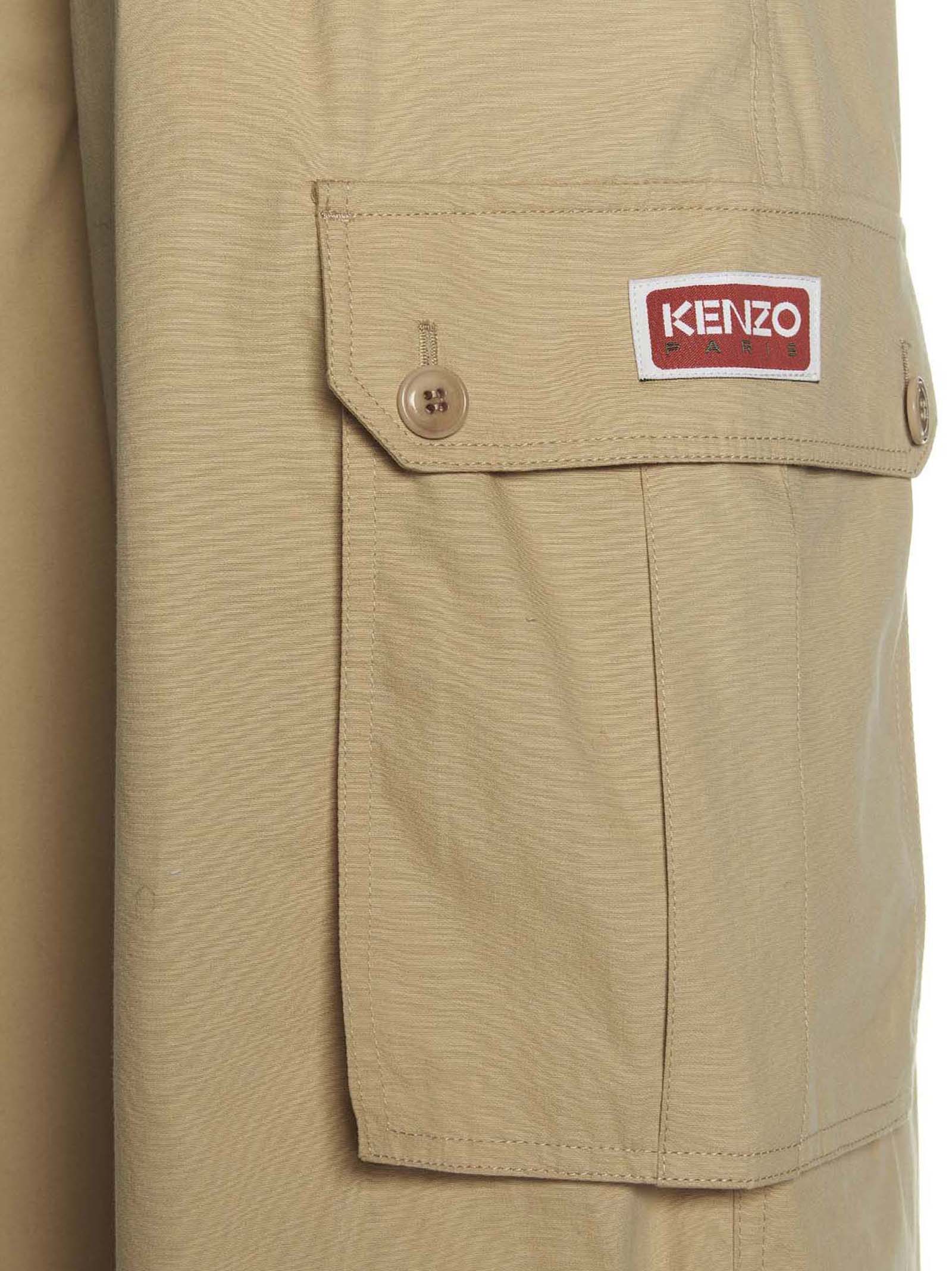 Kenzo Cargo Pants With Braces