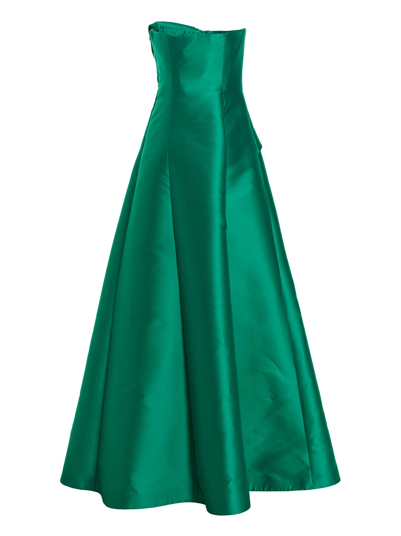 Alberta Ferretti Mikado Maxi Dress