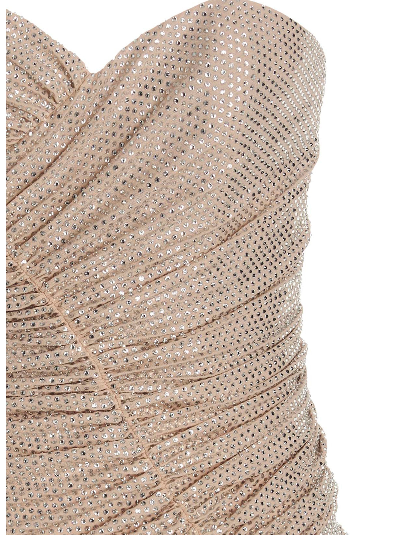 Alexandre Vauthier 'Diamond Crystallized Bustier' Short Dress