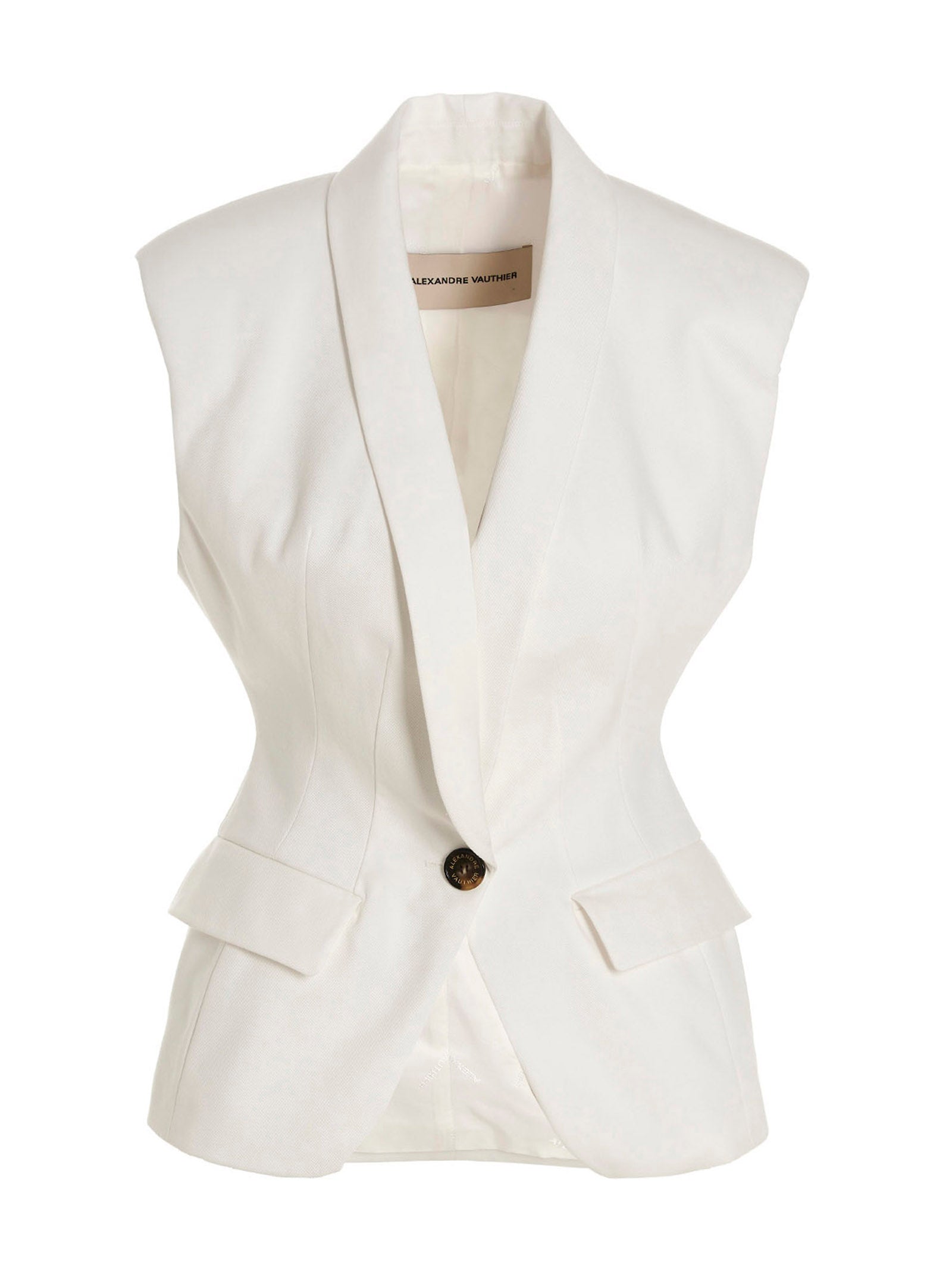 Alexandre Vauthier Padded Shoulders Vest