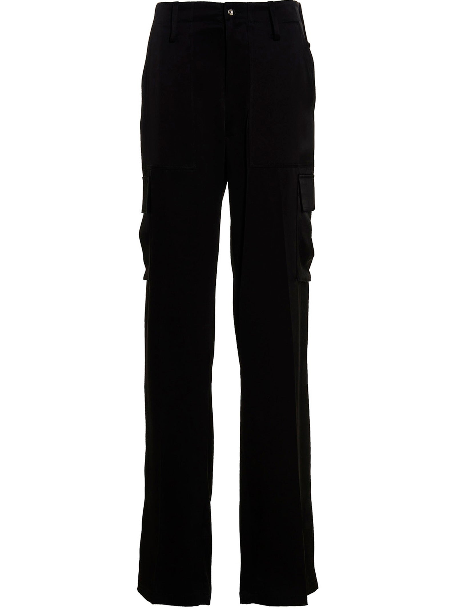 David Koma Satin Cargo Pants