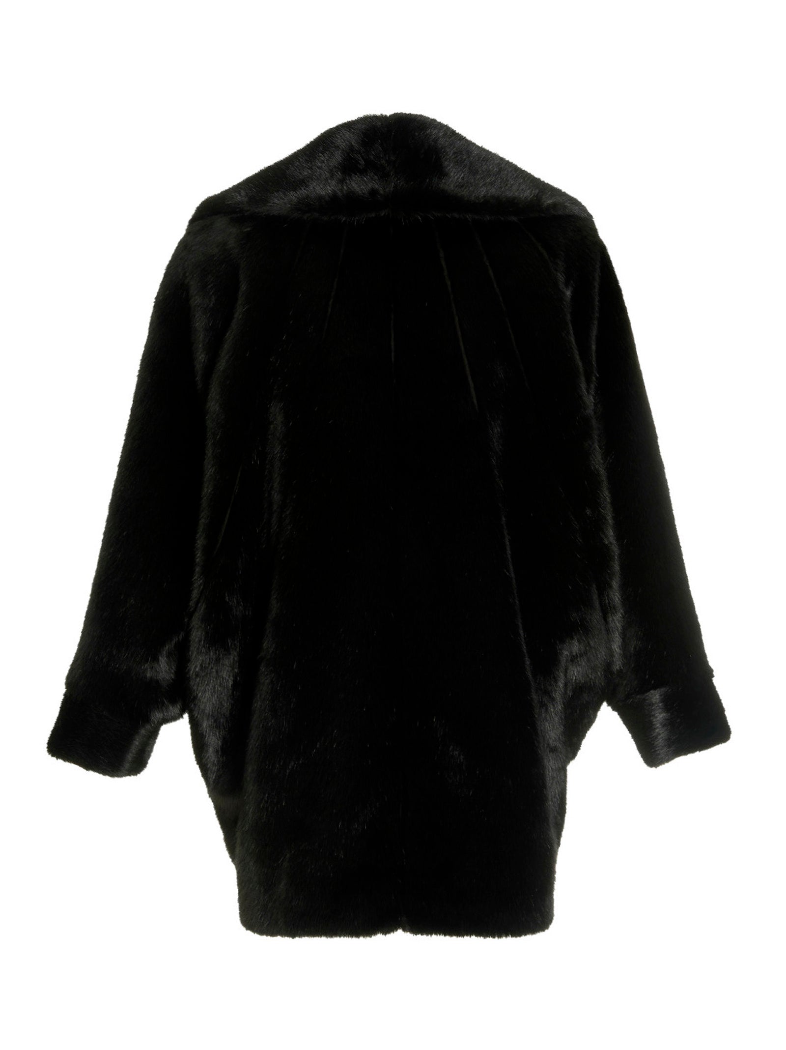 Saint Laurent Oversize Faux Fur Coat