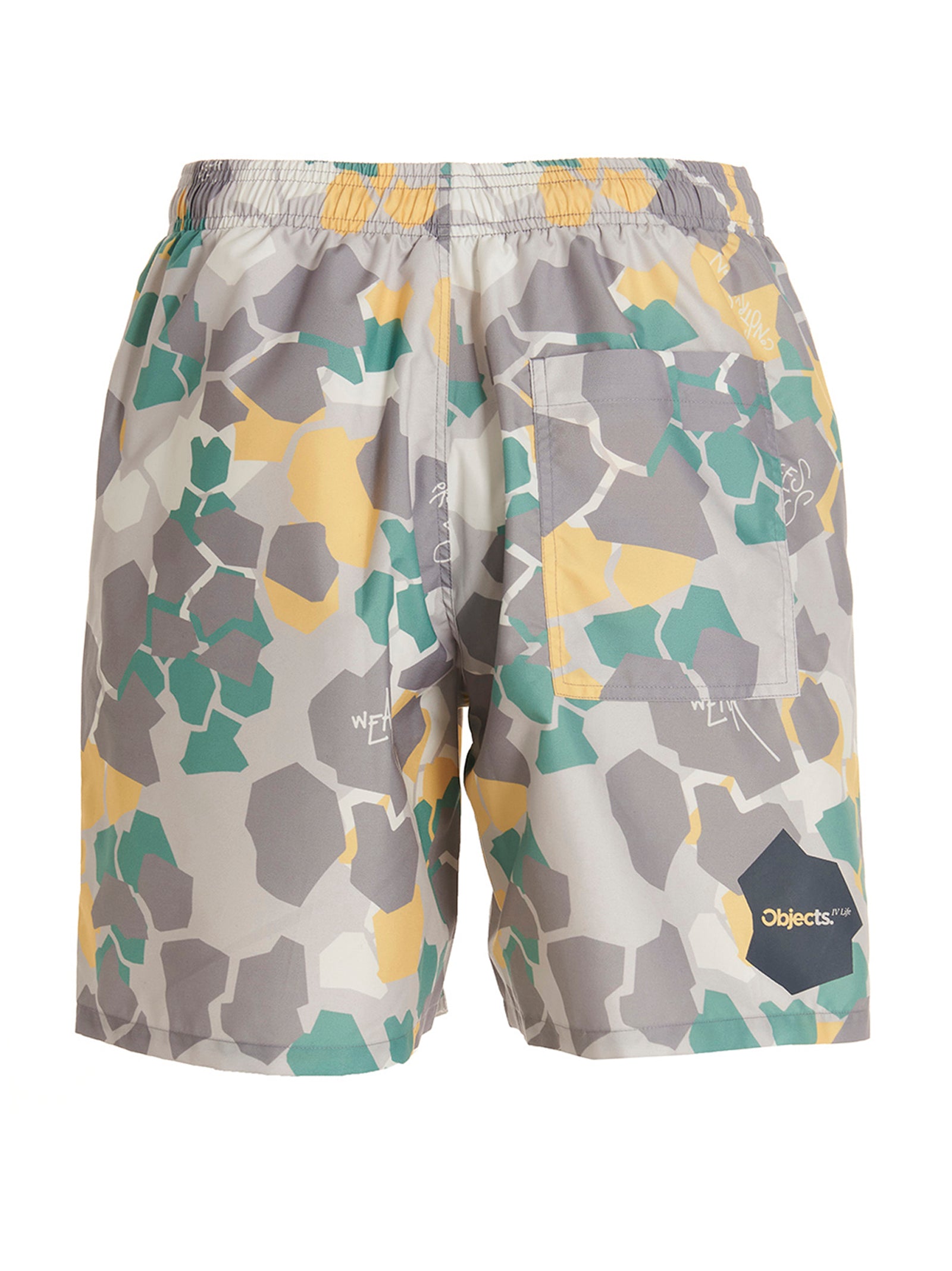 Objects Iv Life Printed Beach Shorts