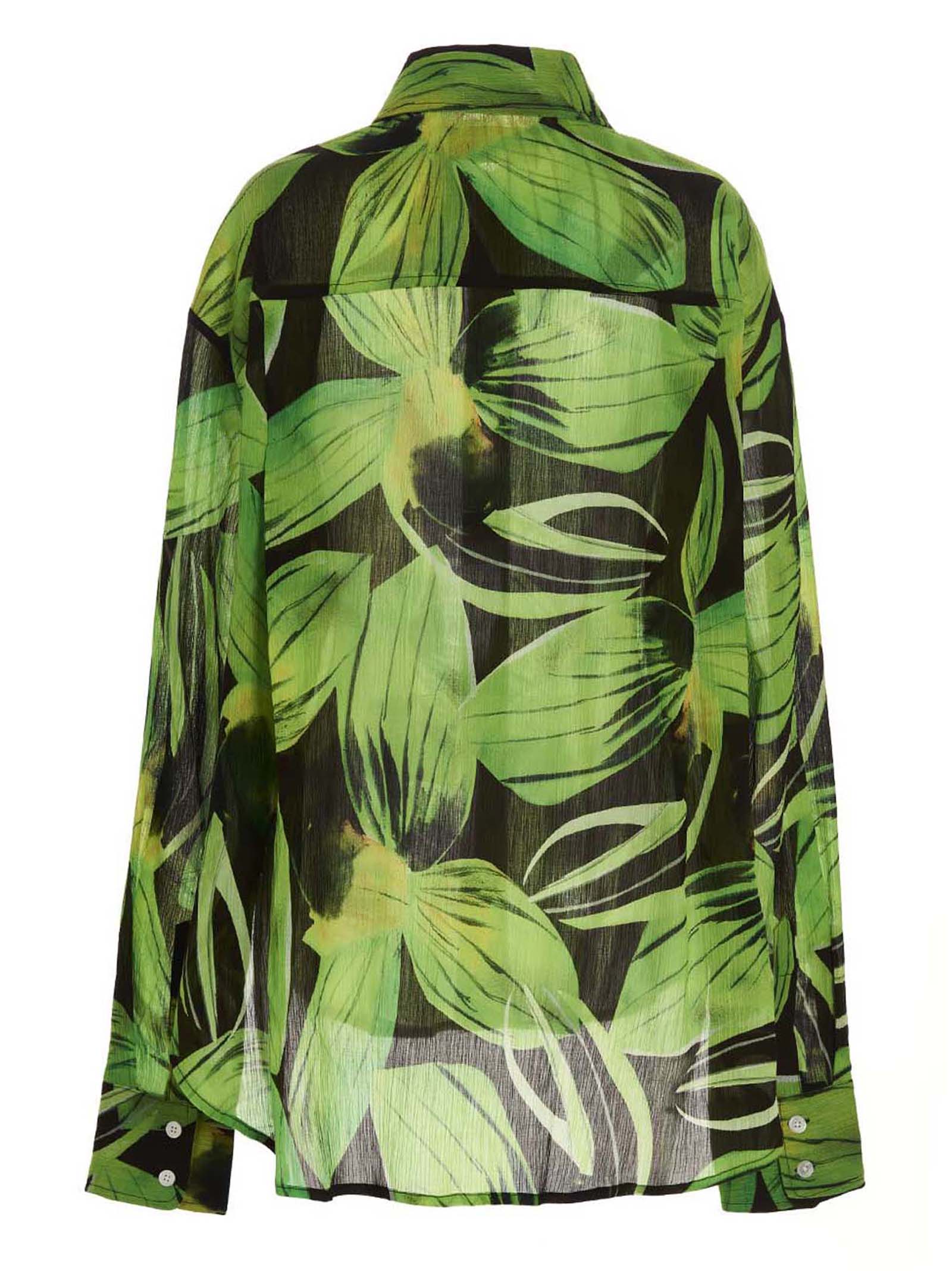 Louisa Ballou Oversize Shirt With A Print.