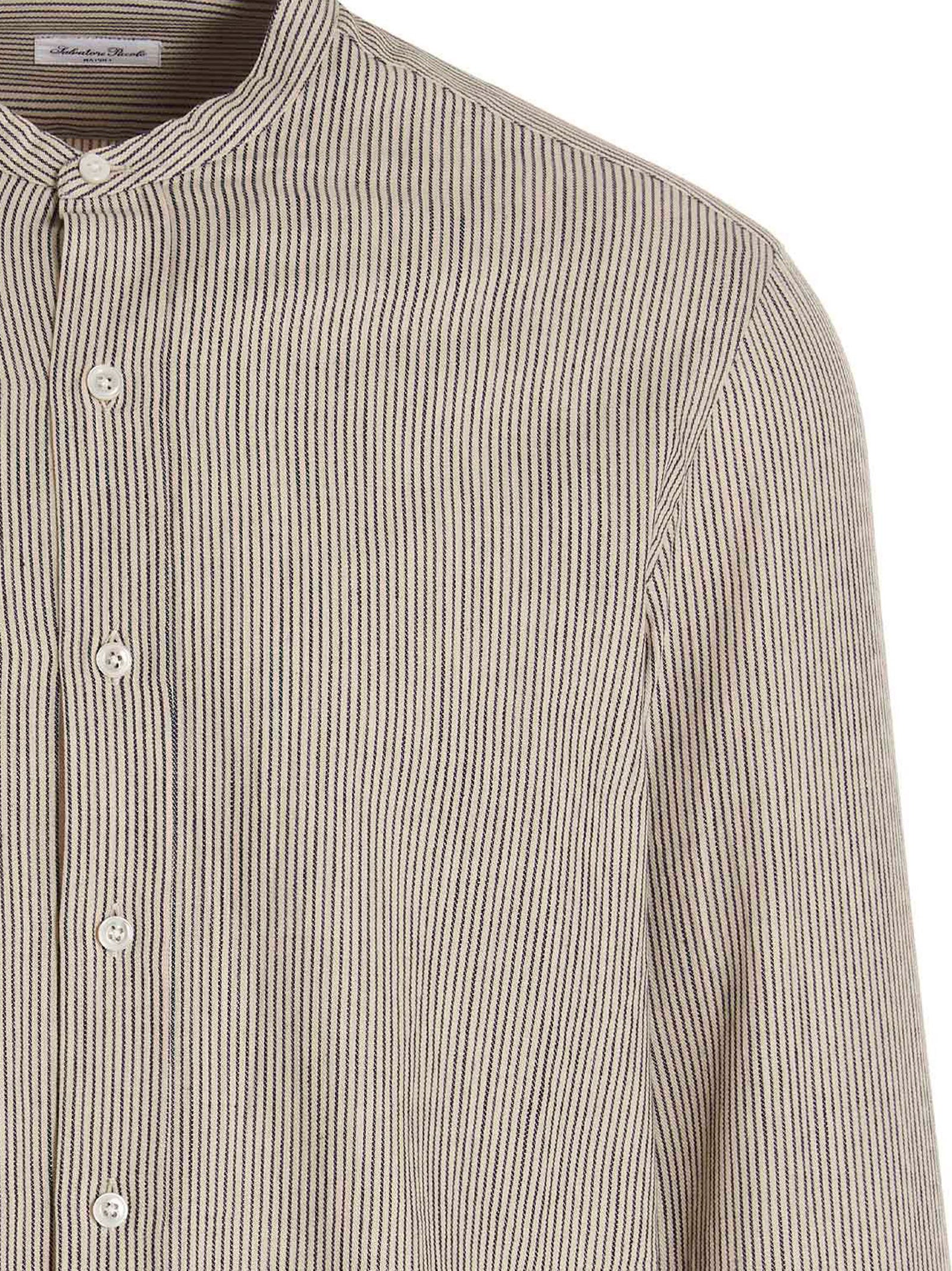 Salvatore Piccolo Striped Shirt