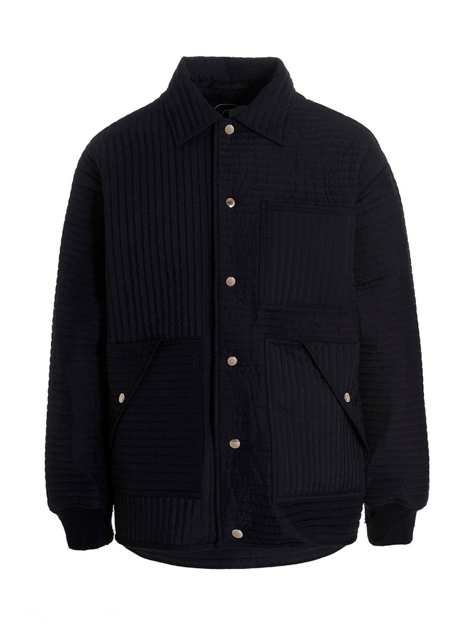 Khrisjoy 'Chore Quilted Stripes' Down Jacket