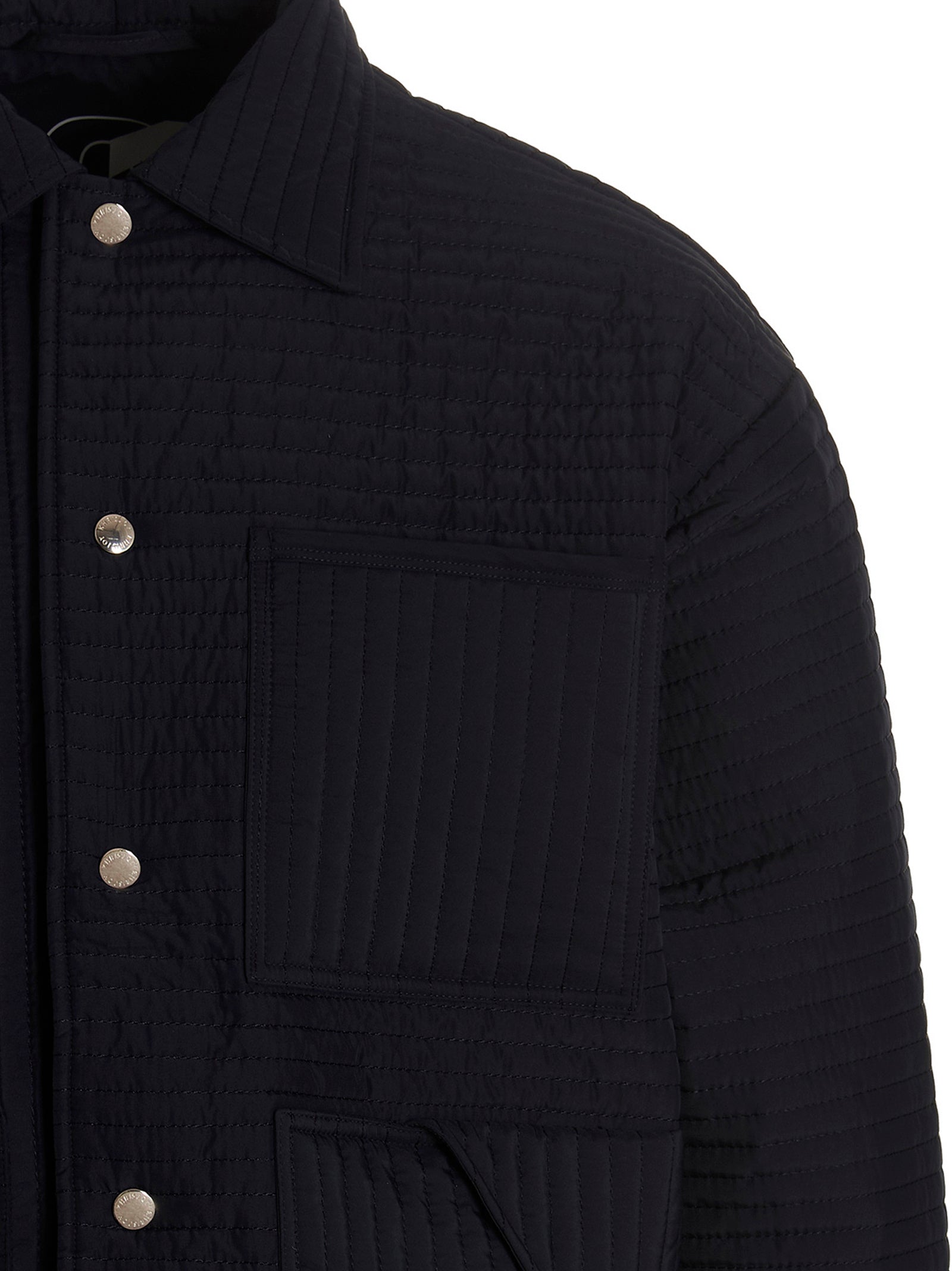 Khrisjoy 'Chore Quilted Stripes' Down Jacket