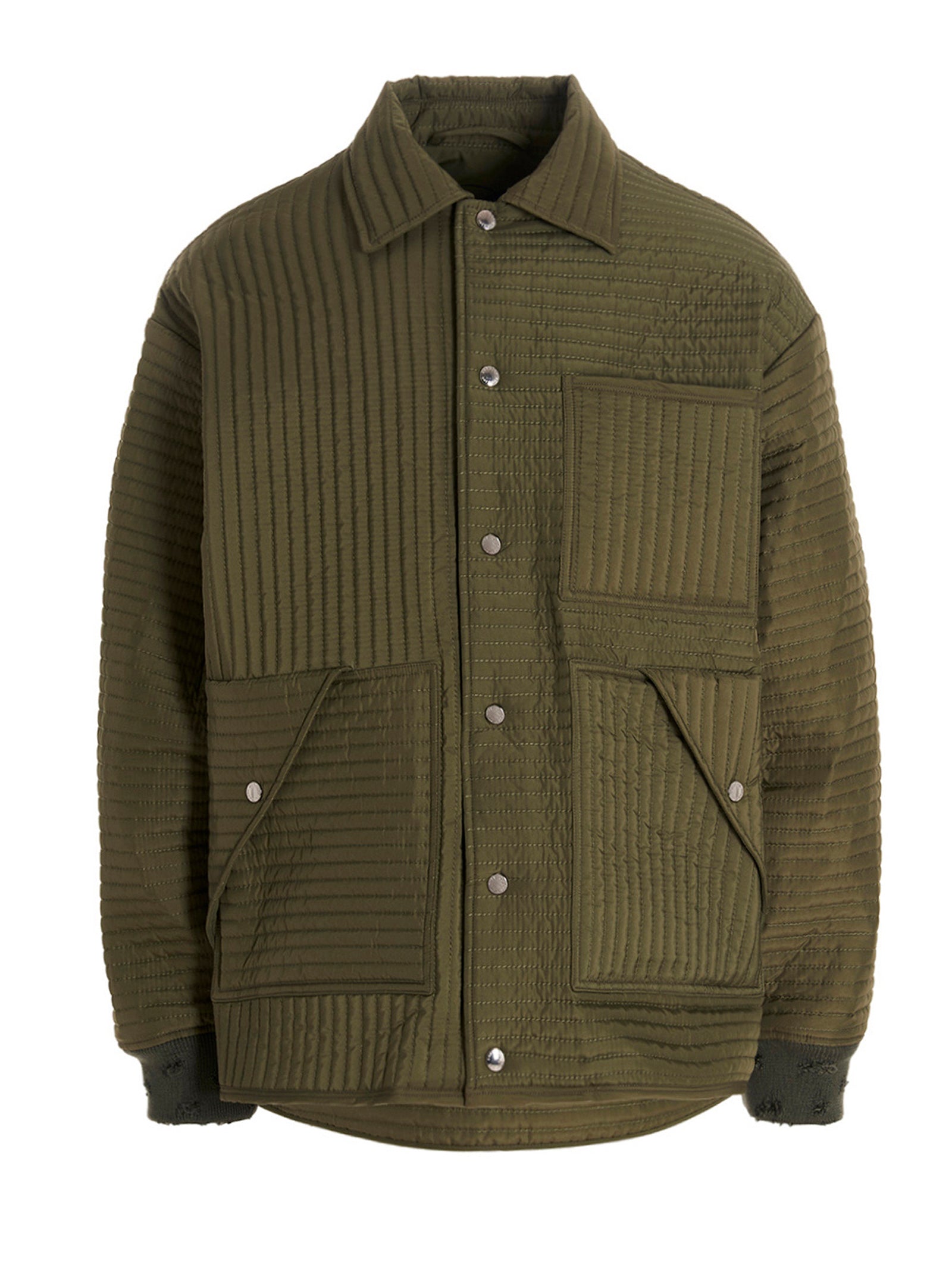 Khrisjoy 'Chore Quilted Stripes' Down Jacket