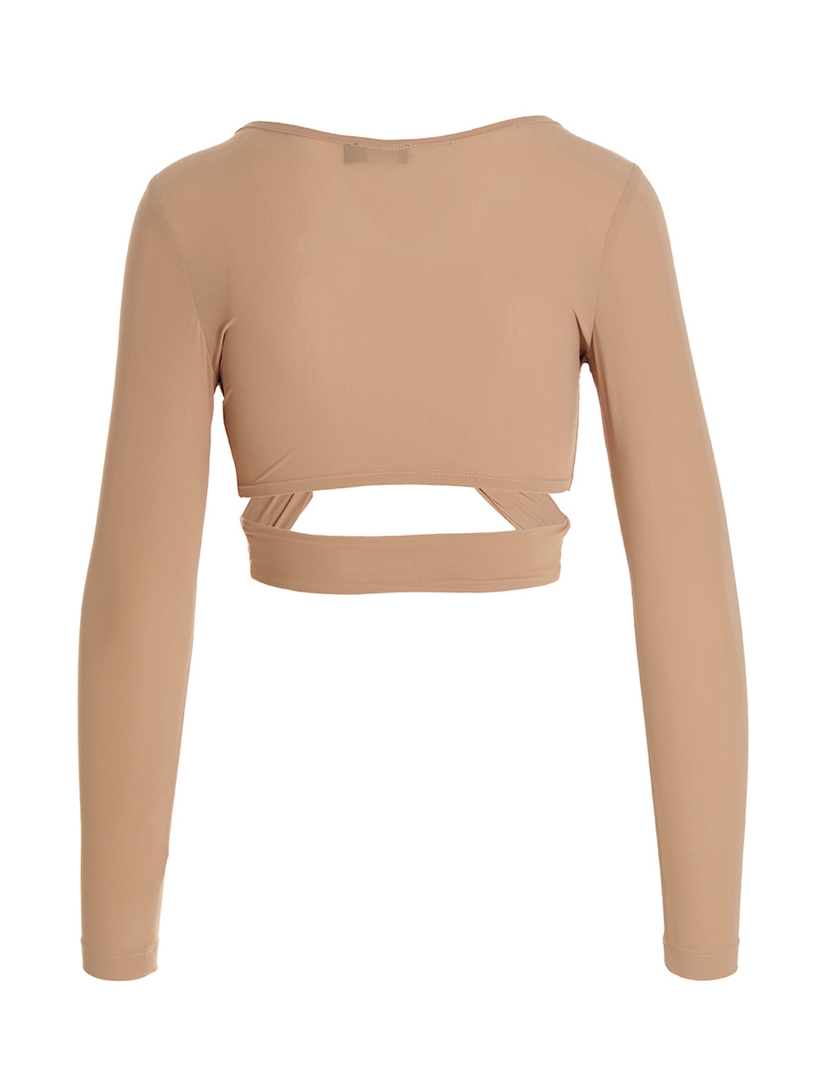 Atlein Crossed Cropped Top