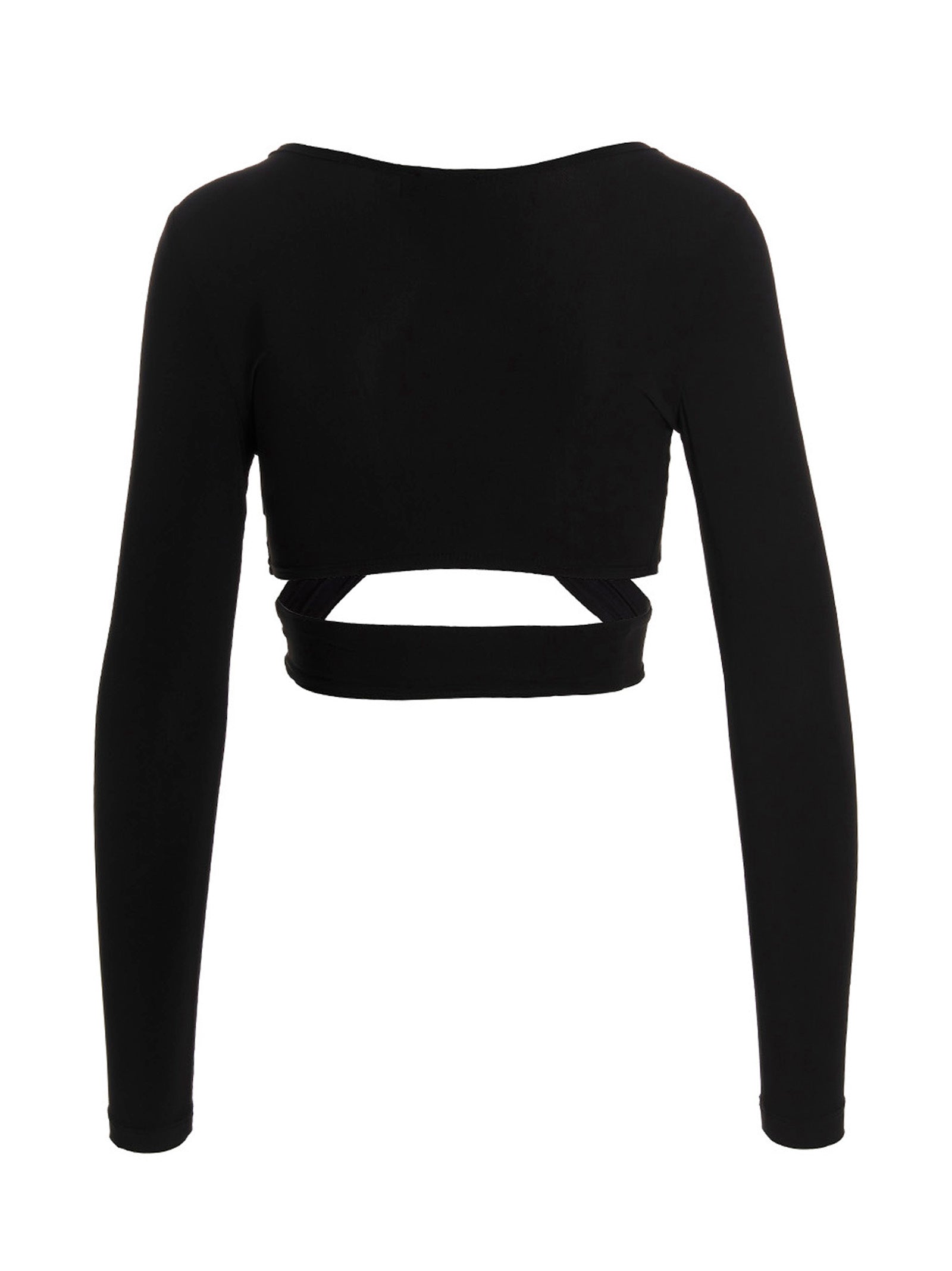 Atlein Crossed Cropped Top