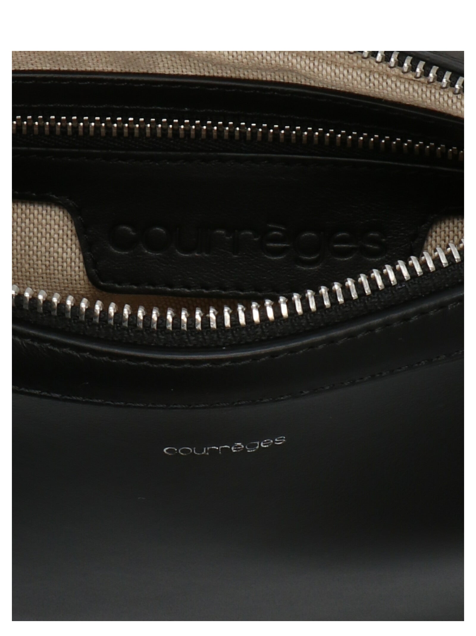 Courreges 'Racer Baguette' Shoulder Bag