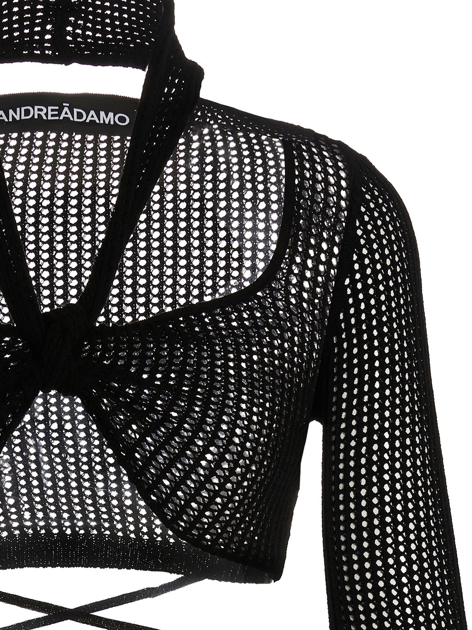 Andreādamo	 Openwork Cropped Top