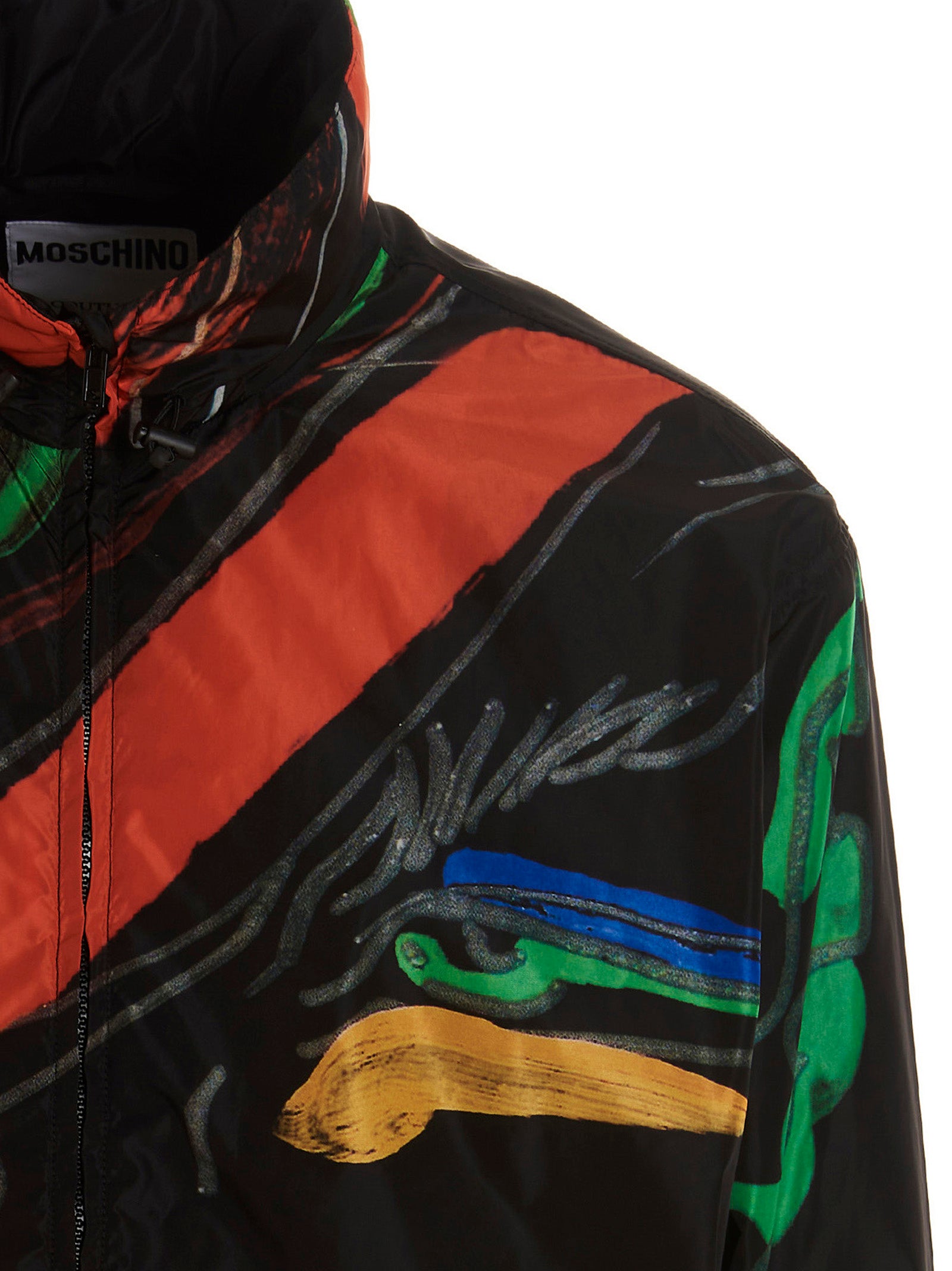 Moschino Printed Nylon Jacket