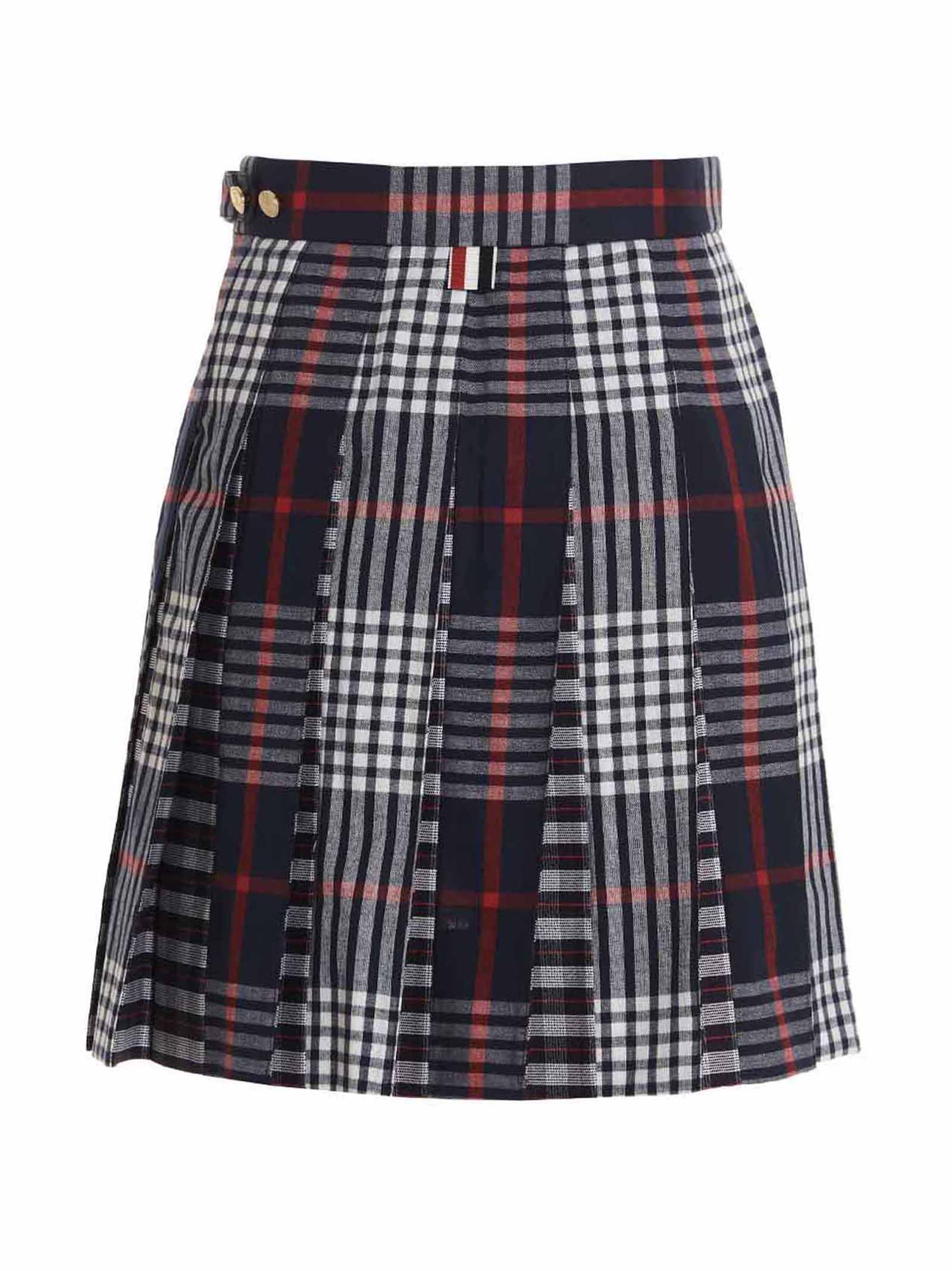 Thom Browne Check Skirt