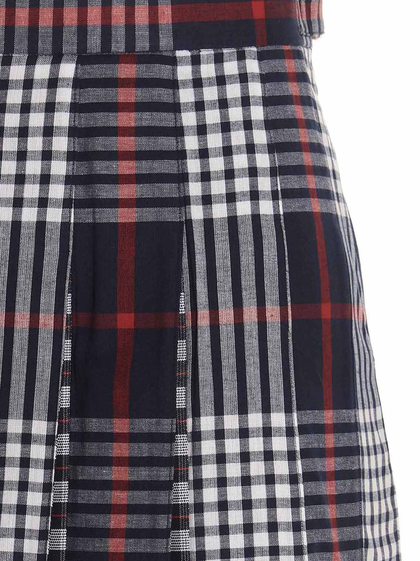 Thom Browne Check Skirt