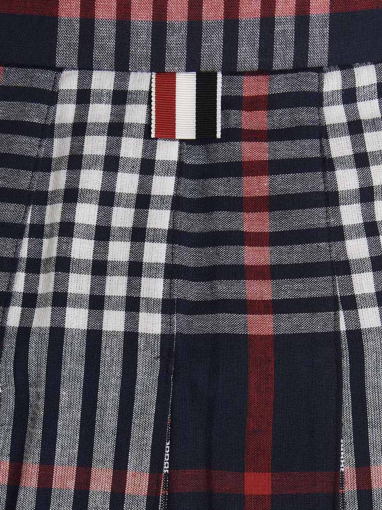 Thom Browne Check Skirt