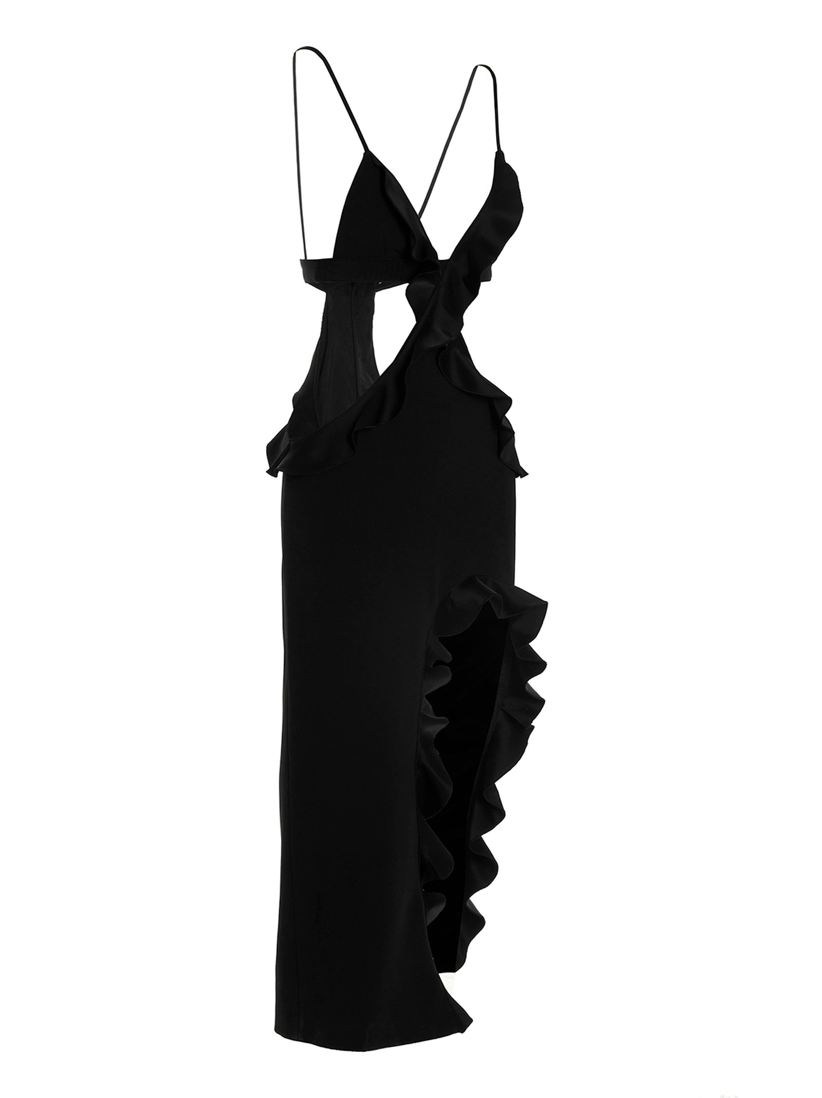 David Koma 'Crossbody & Open Leg Ruffle' Dress