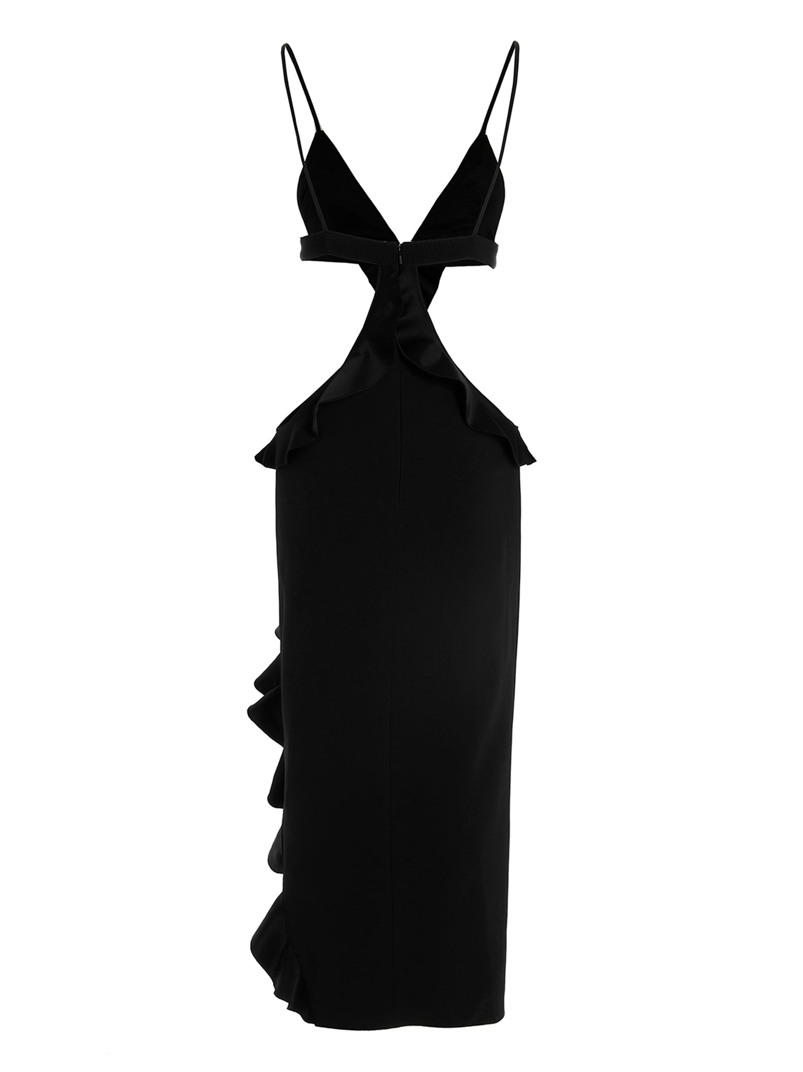 David Koma 'Crossbody & Open Leg Ruffle' Dress