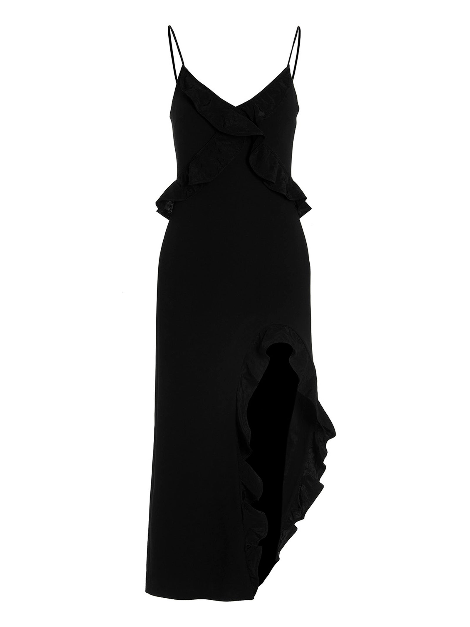 David Koma 'Crossbody & Open Leg Ruffle Detail' Dress