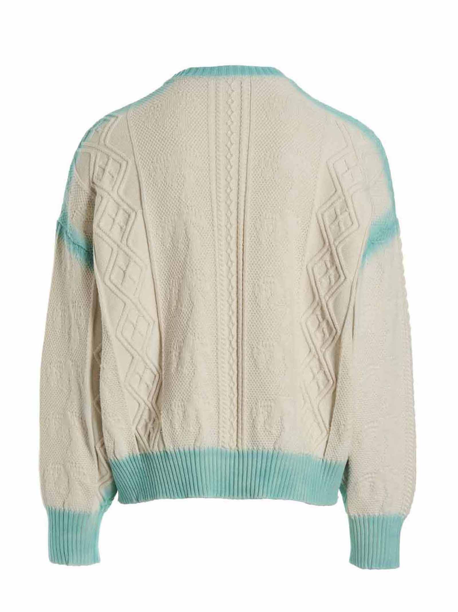 Palm Angels 'Sprayed Palm Fishermans' Sweater