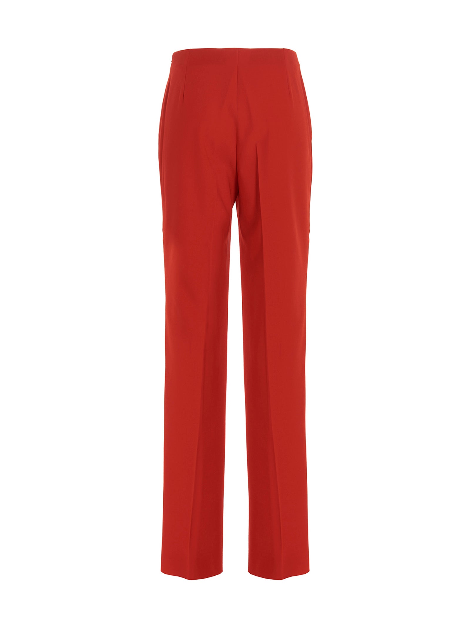 Ferragamo Straight Pants With Pleat