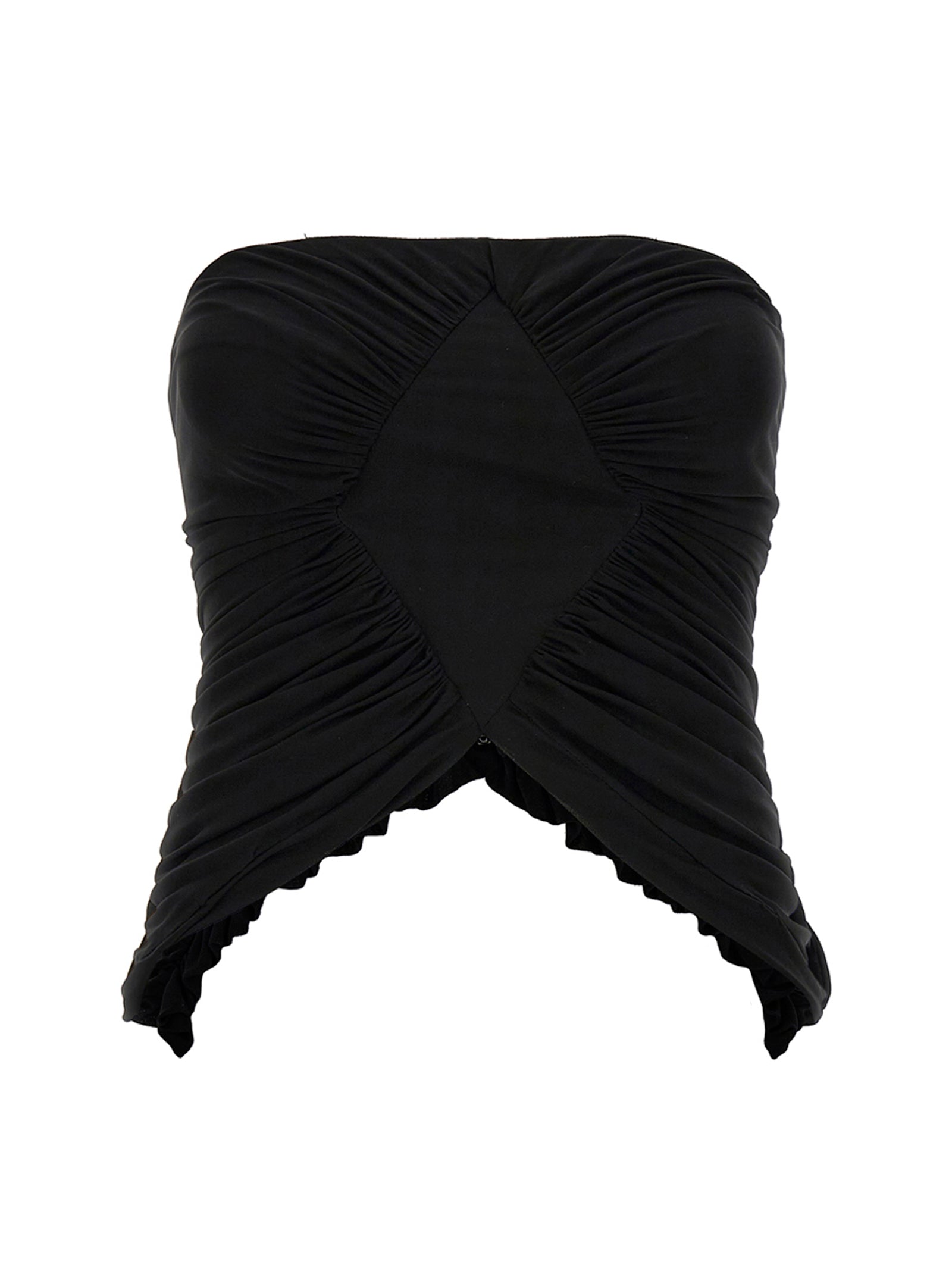 Saint Laurent Jersey Bustier Top